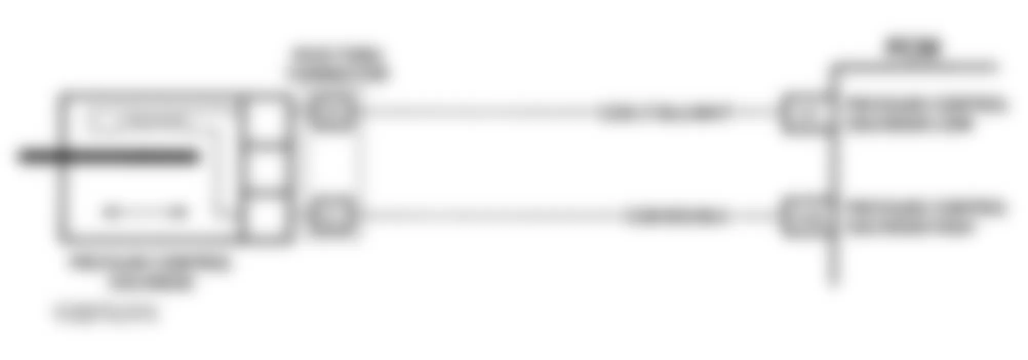 Chevrolet Astro 1993 - Component Locations -  CODE 73, Schematic, Pressure Control Solenoid (Current Error)