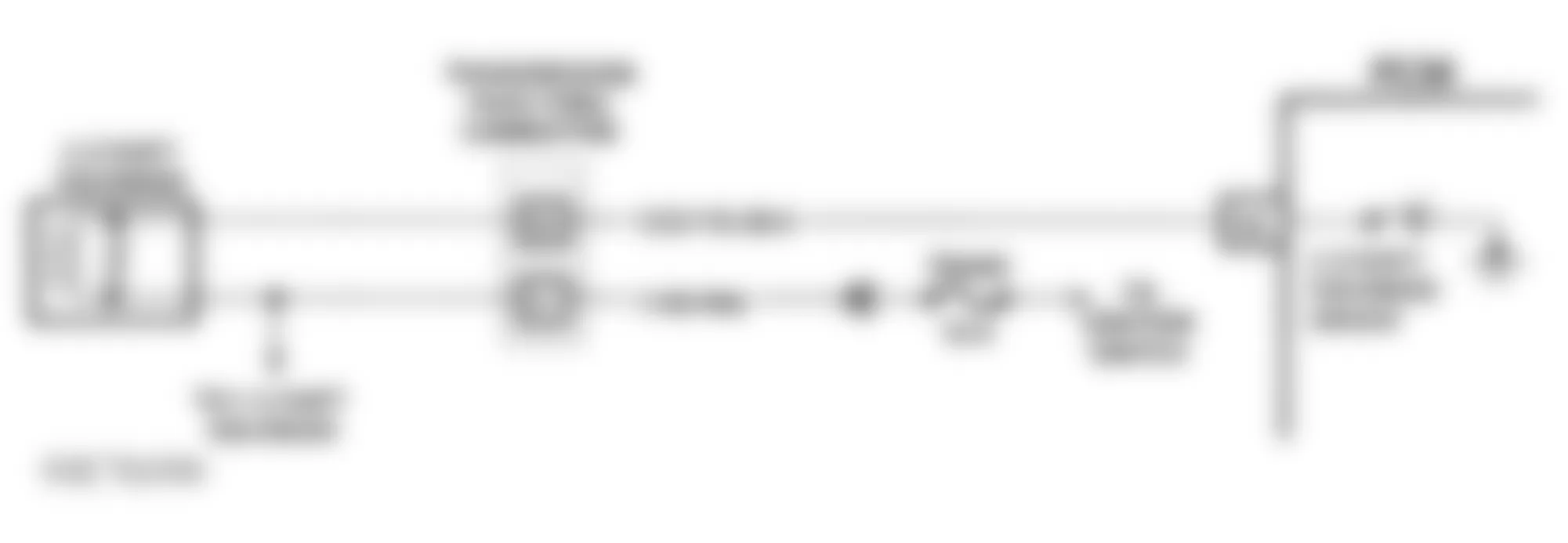 Chevrolet Astro 1993 - Component Locations -  CODE 81, Schematic, 2-3 Shift Solenoid Circuit Fault