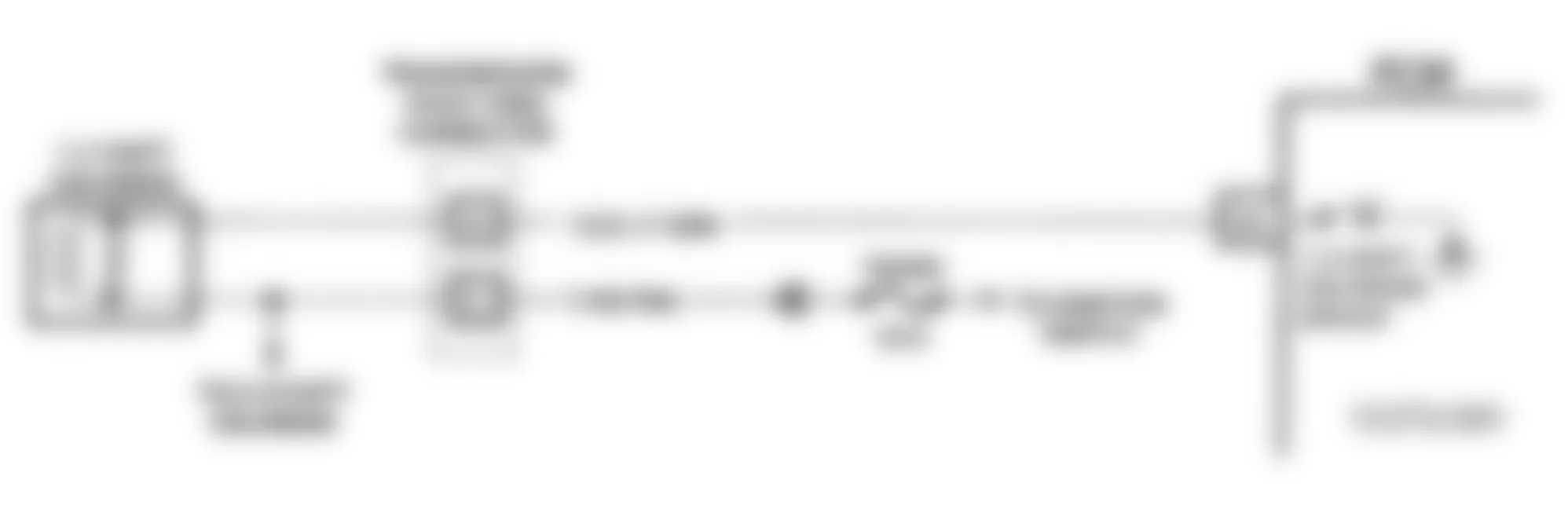 Chevrolet Astro 1993 - Component Locations -  Schematic, 1-2 Shift Solenoid