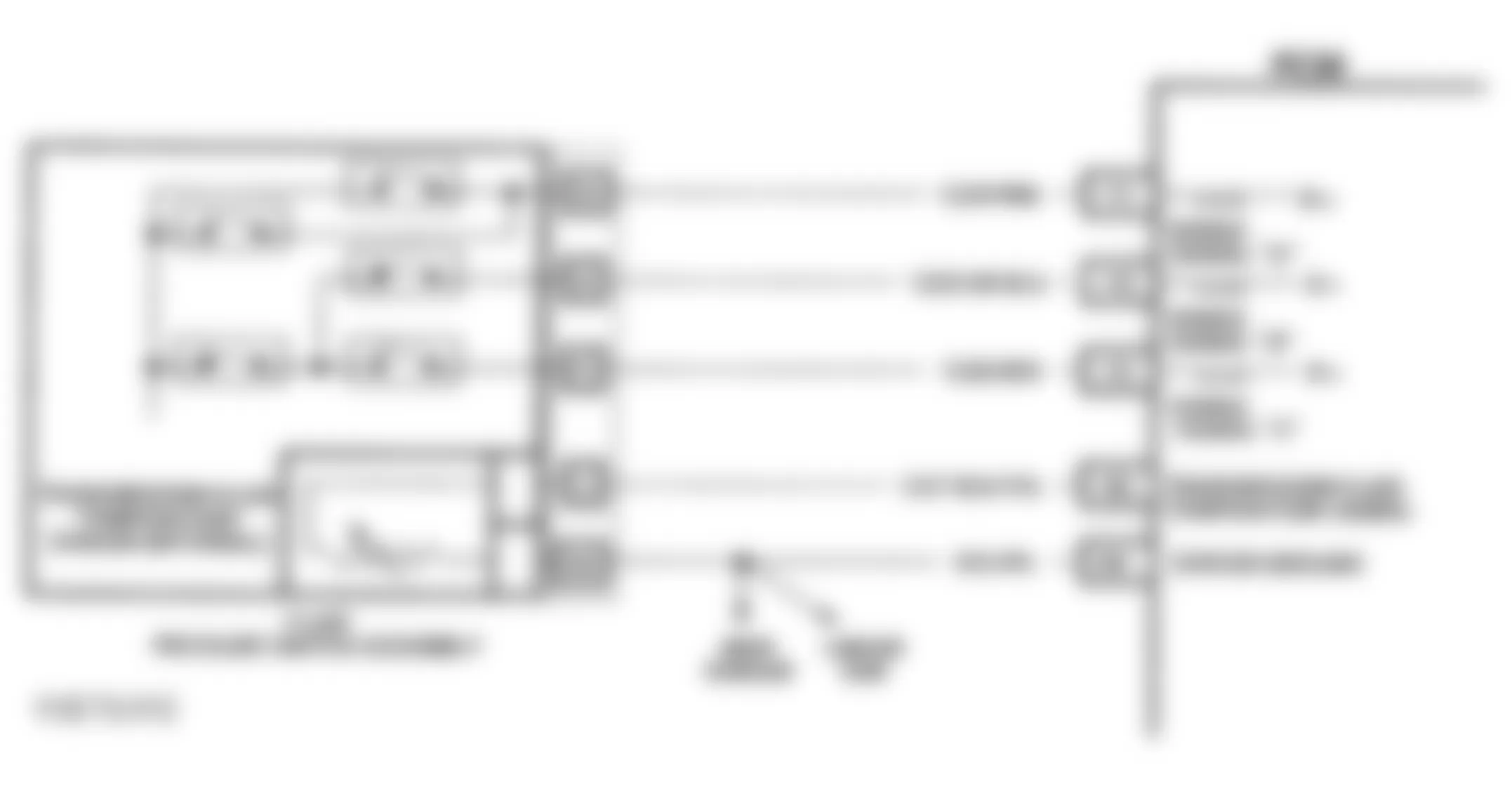 Chevrolet Astro 1993 - Component Locations -  Schematic, Fluid Pressure Switch(Astro,Safari & C & K Series)