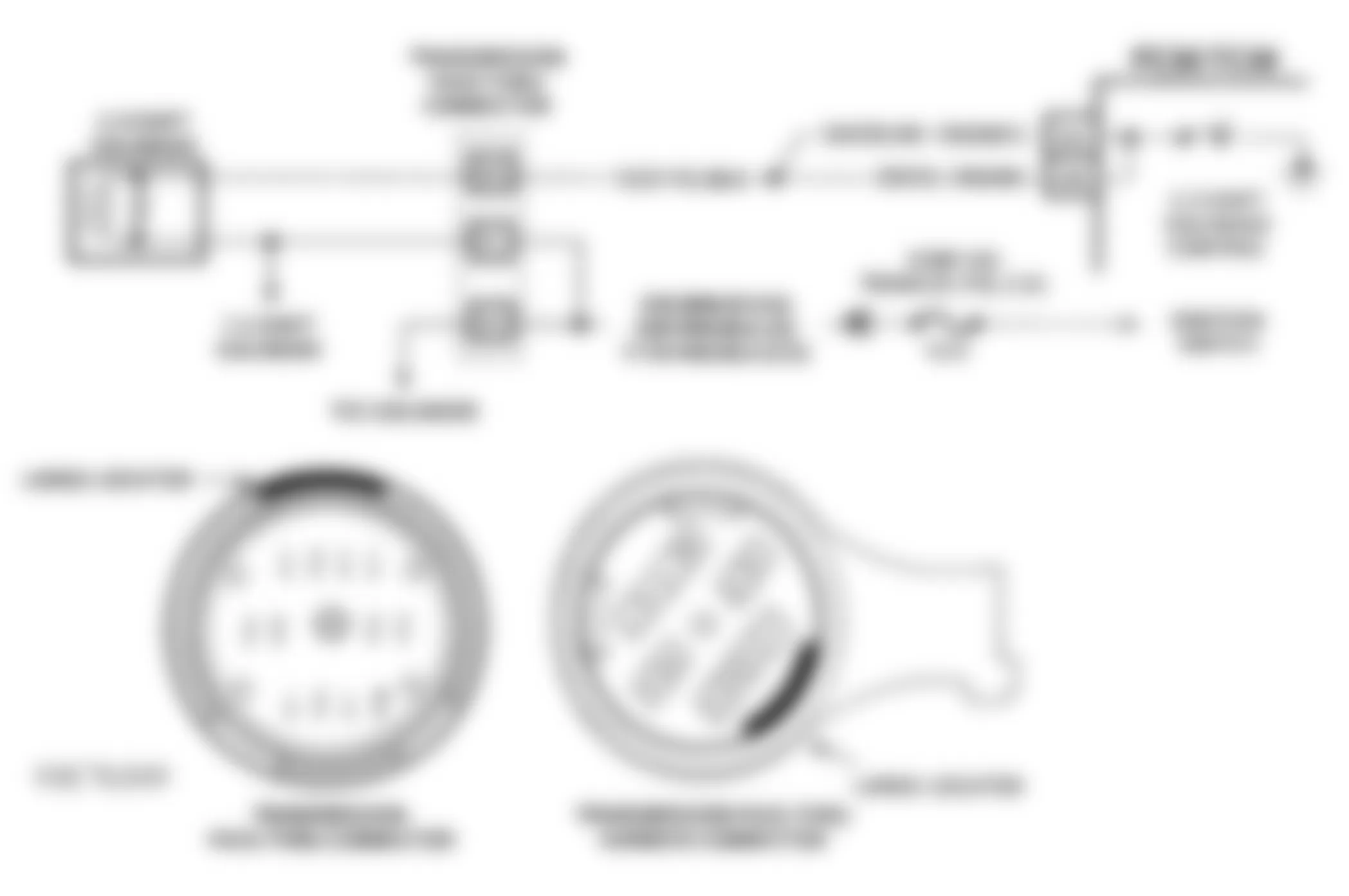 Chevrolet Astro 1993 - Component Locations -  CODE 87, Schematic, High Gear Ratio