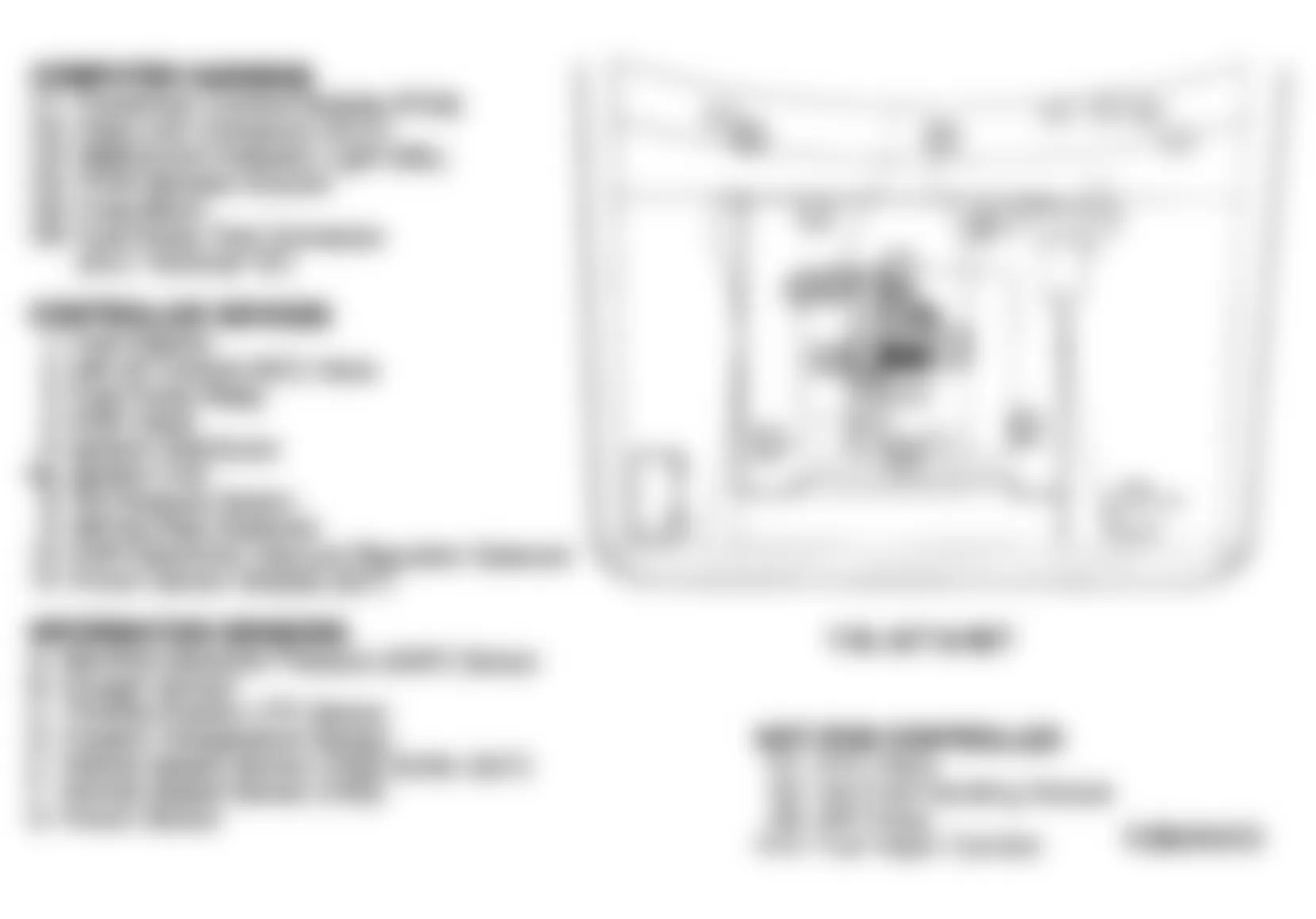 Chevrolet Blazer K1500 1993 - Component Locations -  Component Locations (5 Of 5)
