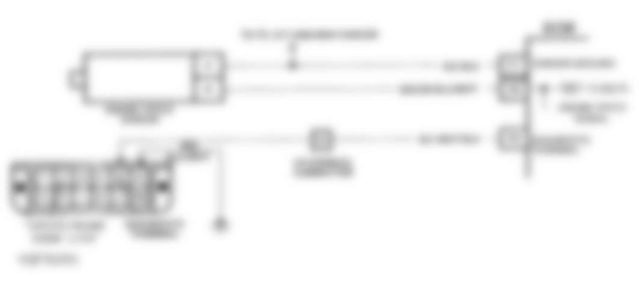 Chevrolet Blazer K1500 1993 - Component Locations -  DTC 12, Schematic, No Reference Pulse (G Series A/T)