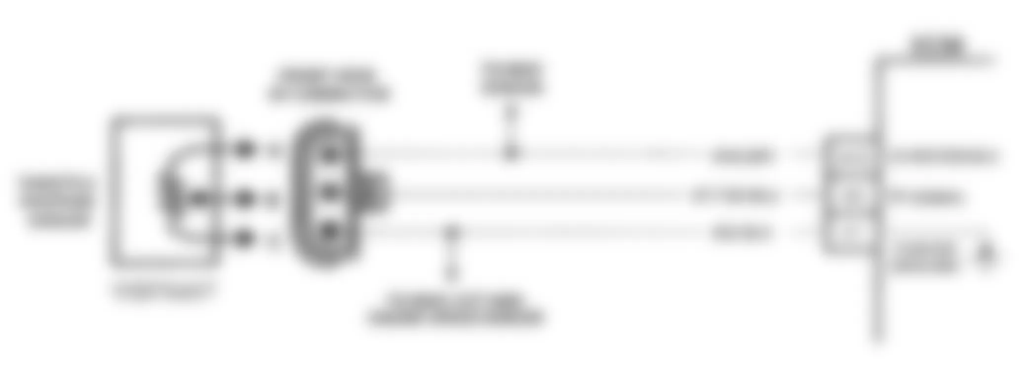 Chevrolet Blazer K1500 1993 - Component Locations -  DTC 23, Schematic, TPS Misadjusted (C & K Series (M/T))