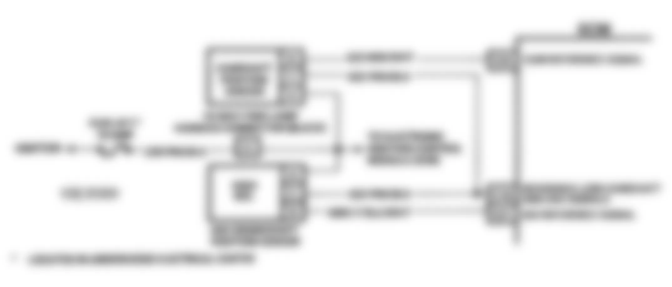 Chevrolet Camaro 1993 - Component Locations -  Code 17 Schematic (3.4L (VIN S) F Body) Camshaft Sensor Error