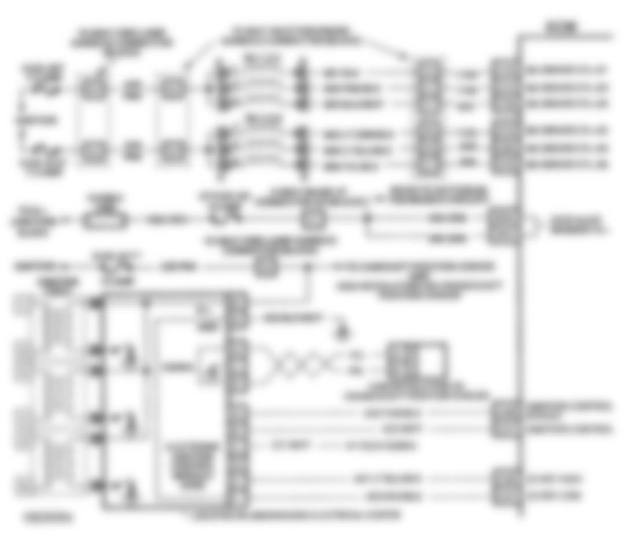 Chevrolet Camaro 1993 - Component Locations -  Code 42 Schematic, EST Ckt Open Or Grounded (3.4L F Body)