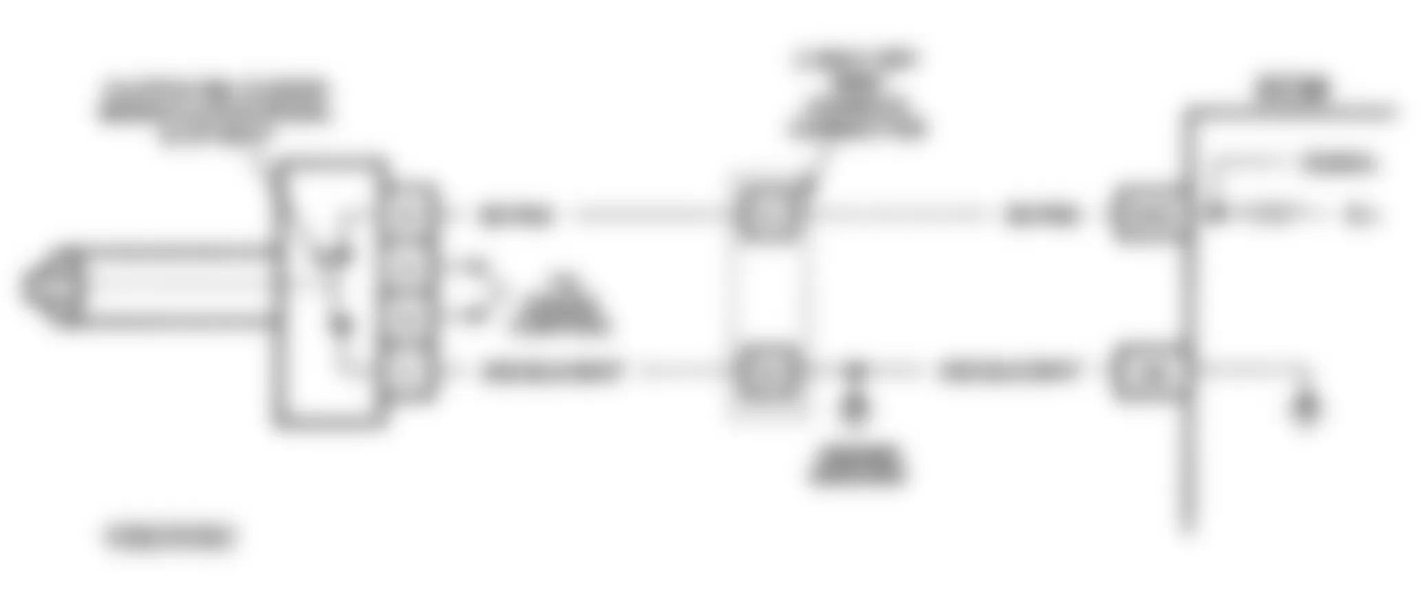 Chevrolet Camaro Z28 1993 - Component Locations -  Code 39 Schematic (3.4L W Body) Clutch Switch Error