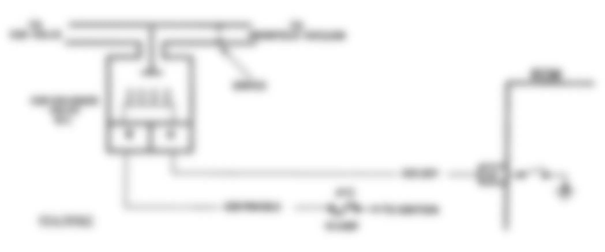 Chevrolet Caprice Classic LS 1993 - Component Locations -  Code 32 Schematic (4.3L) EGR System Error