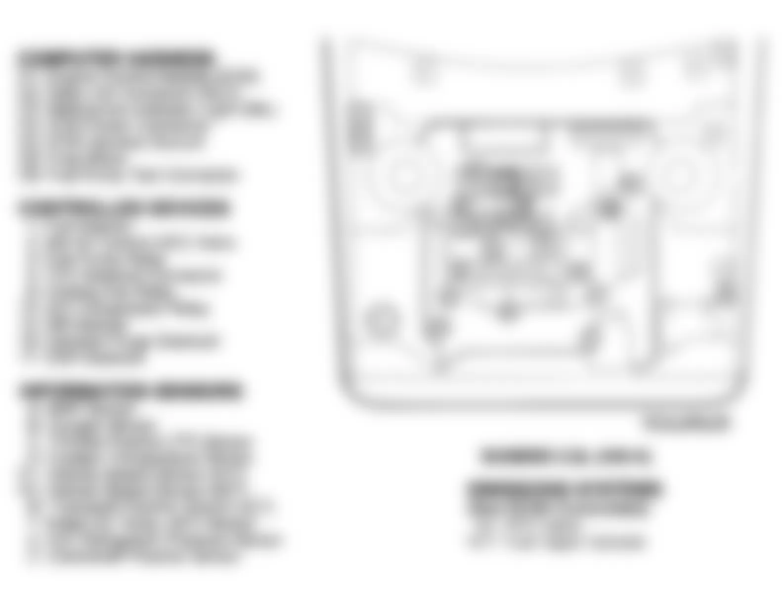 Chevrolet Cavalier RS 1993 - Component Locations -  Component Locations (2.0L VIN H)