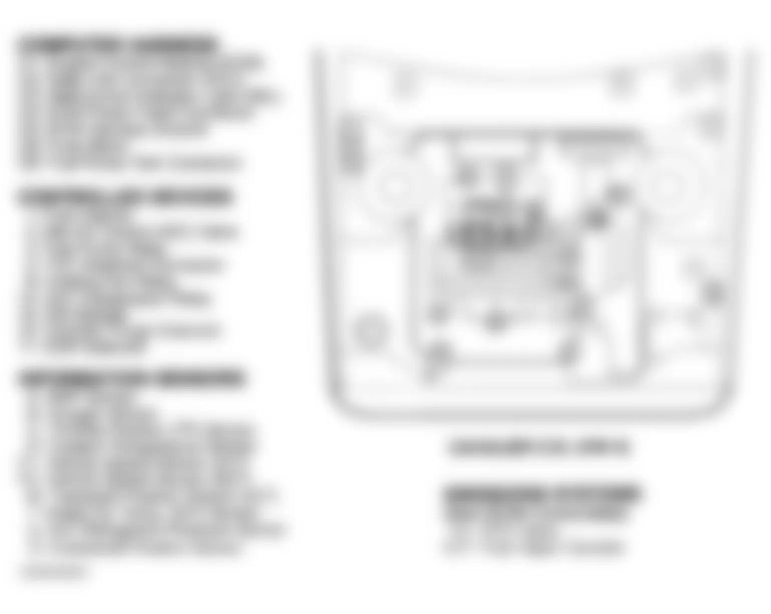 Chevrolet Cavalier RS 1993 - Component Locations -  Component Locations (2.2L VIN 4)