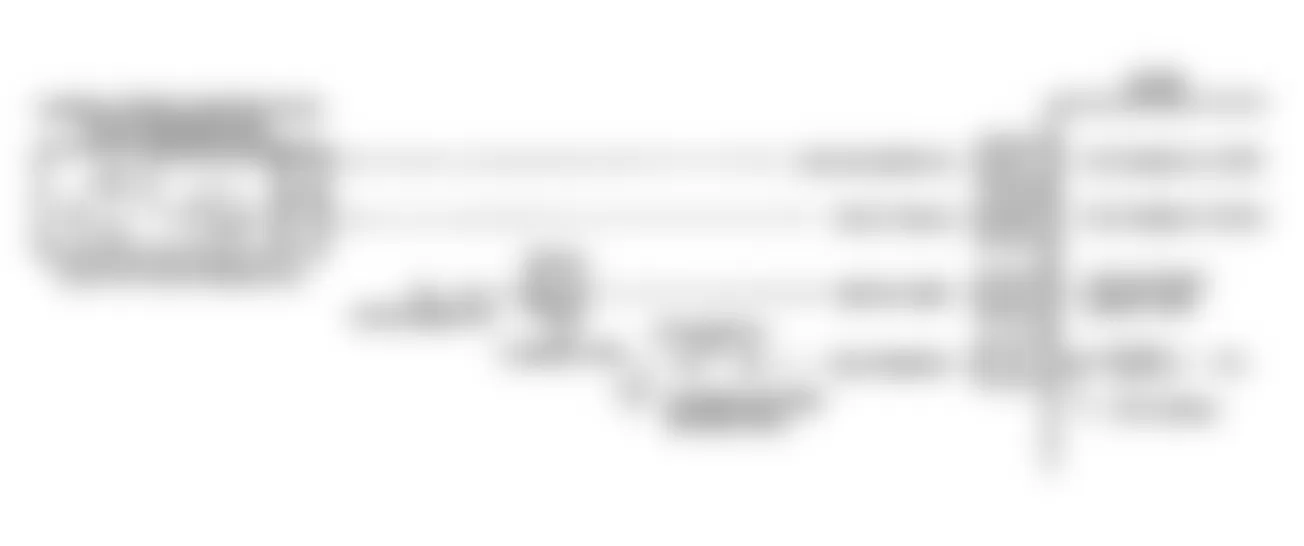 Chevrolet Cavalier RS 1993 - Component Locations -  Code 24 Schematic (2.2L A Body) Vehicle Speed Sensor