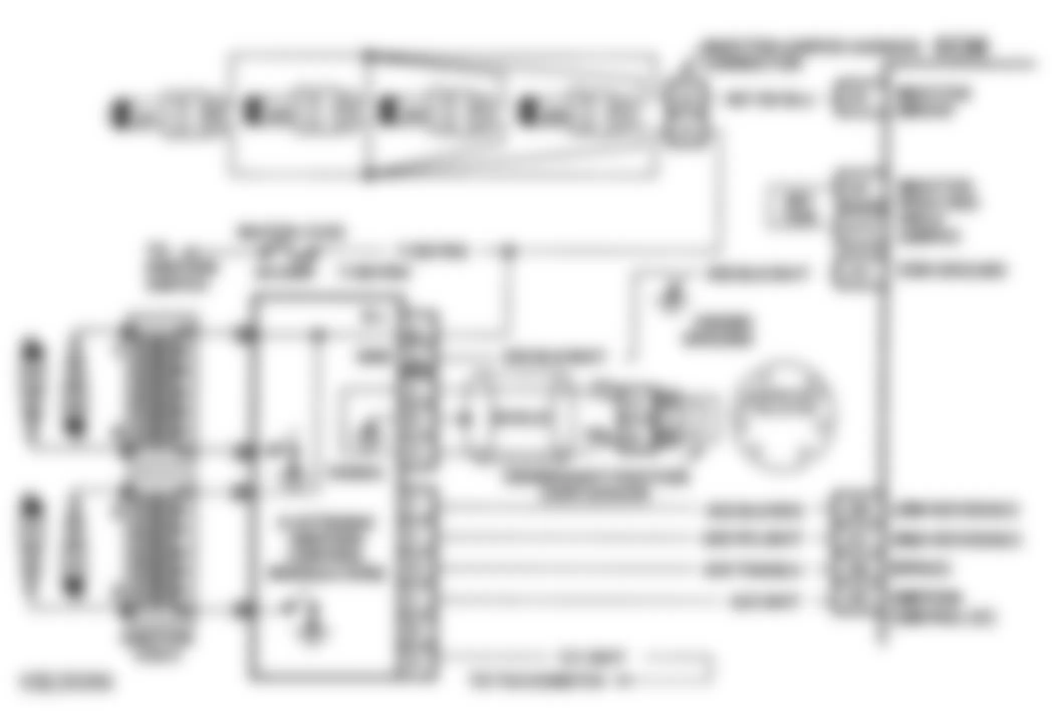 Chevrolet Cavalier RS 1993 - Component Locations -  Code 42 Schematic (2.2L A Body) EST Circuit Open Or Grounded