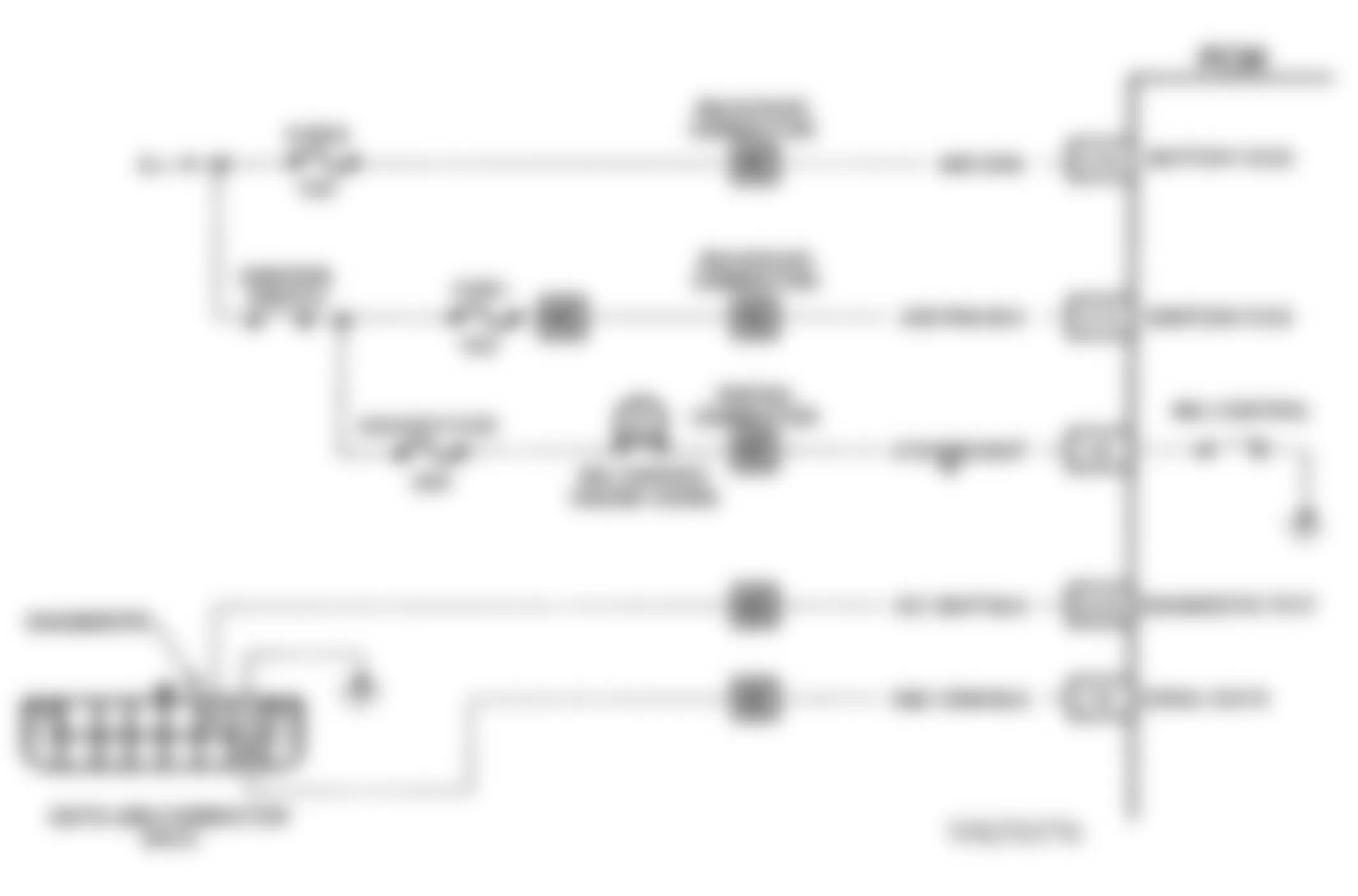 Chevrolet Chevy Van G20 1993 - Component Locations -  Schematic, Diag. System Check A/T (G Series)