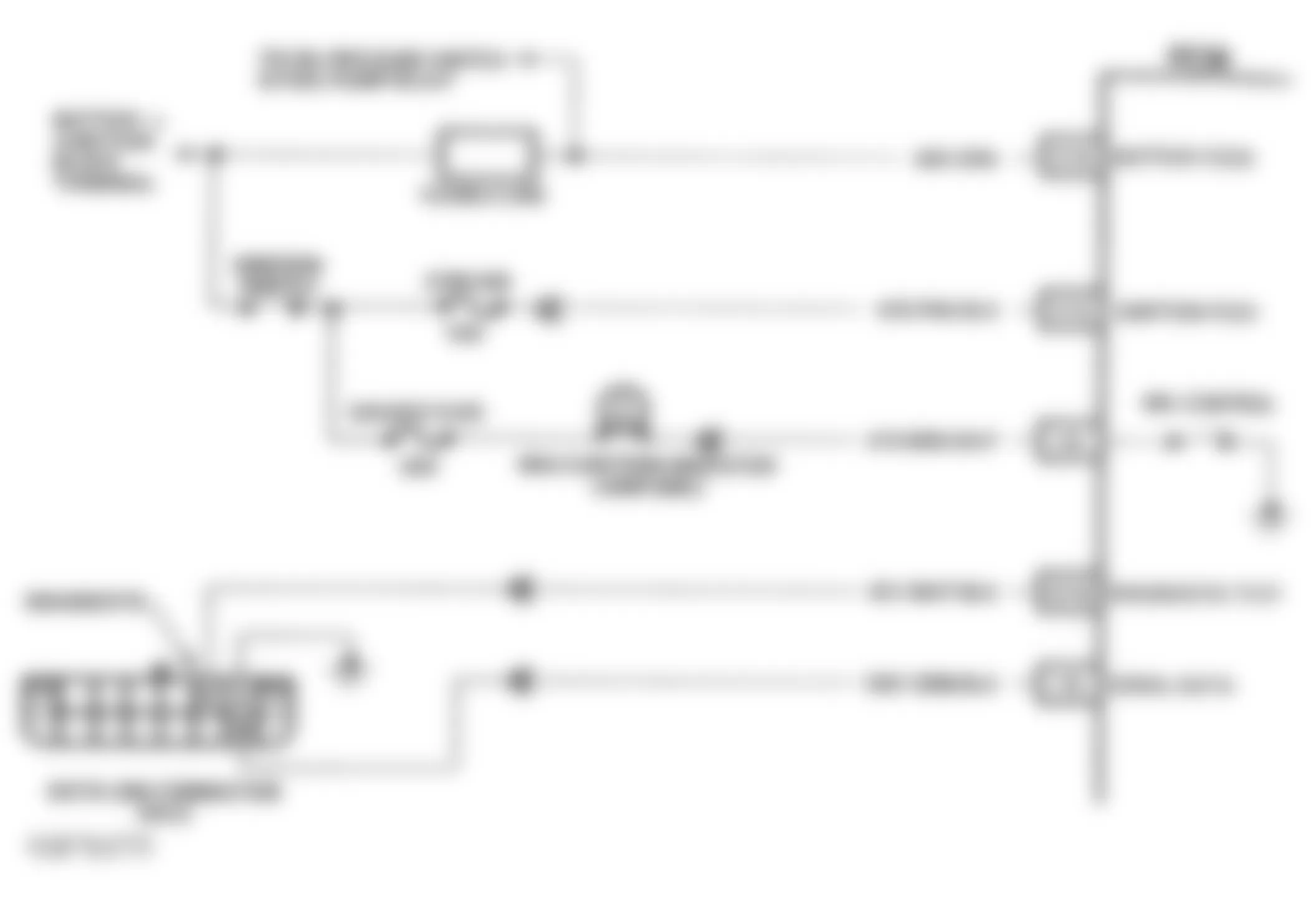 Chevrolet Chevy Van G20 1993 - Component Locations -  A-1, Schematic, No MIL - A/T (C & K Series)