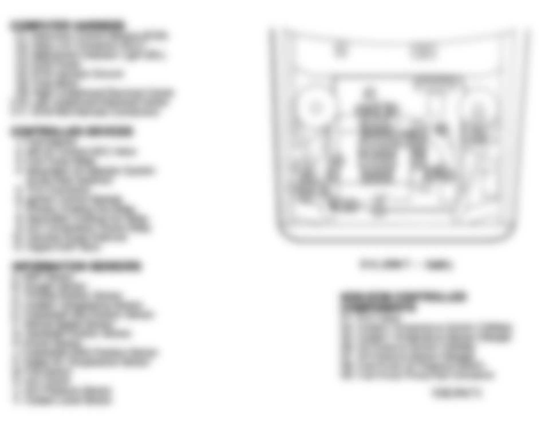 Chevrolet Lumina 1993 - Component Locations -  Component Locations (2 Of 5)