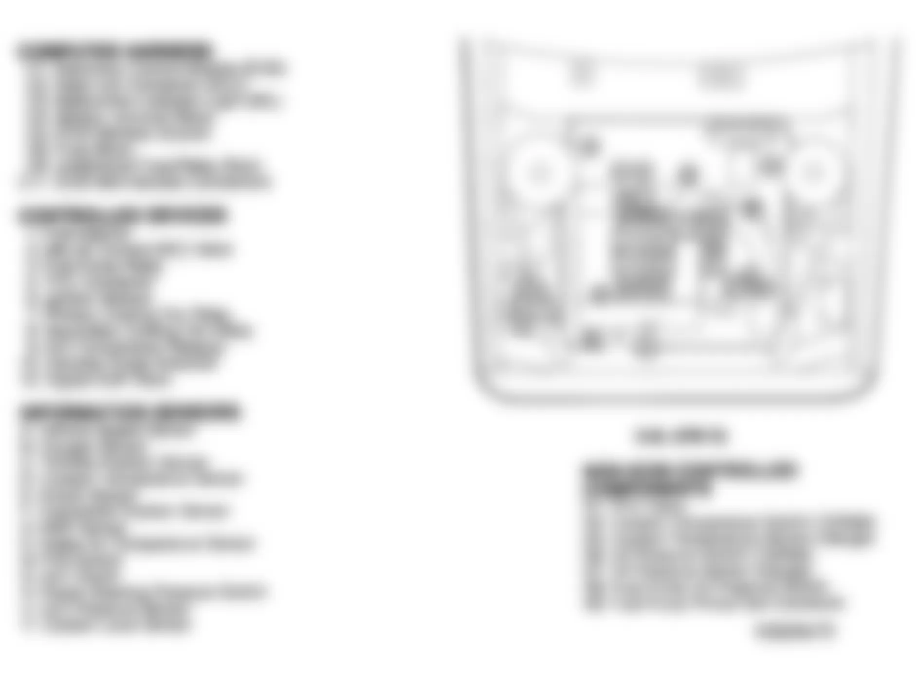 Chevrolet Lumina 1993 - Component Locations -  Component Locations (4 Of 5)