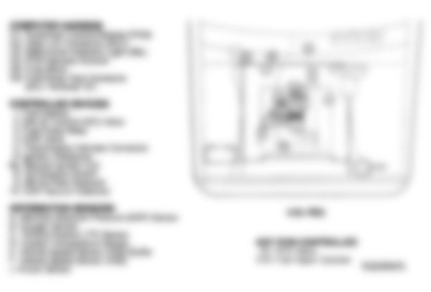 Chevrolet Pickup K2500 1993 - Component Locations -  Component Locations (3 Of 5)