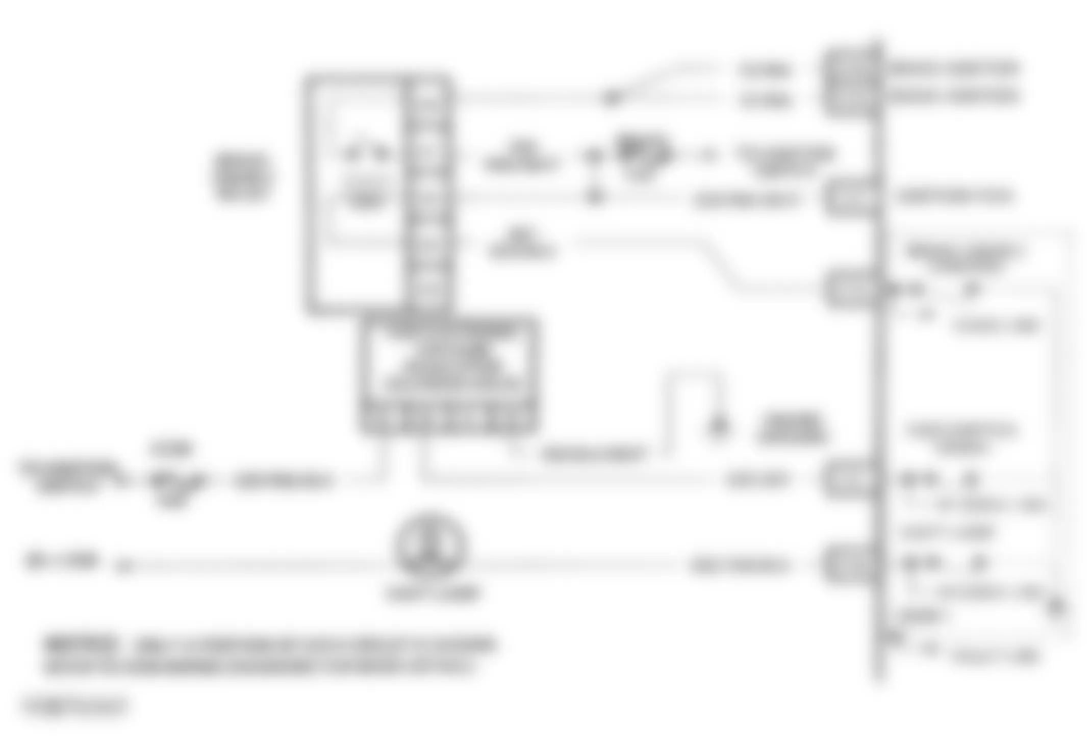 Chevrolet S10 Blazer 1993 - Component Locations -  CODE 26, Schematic, Quad Driver No. 1 (4.3L S & T P/U W/M/T)