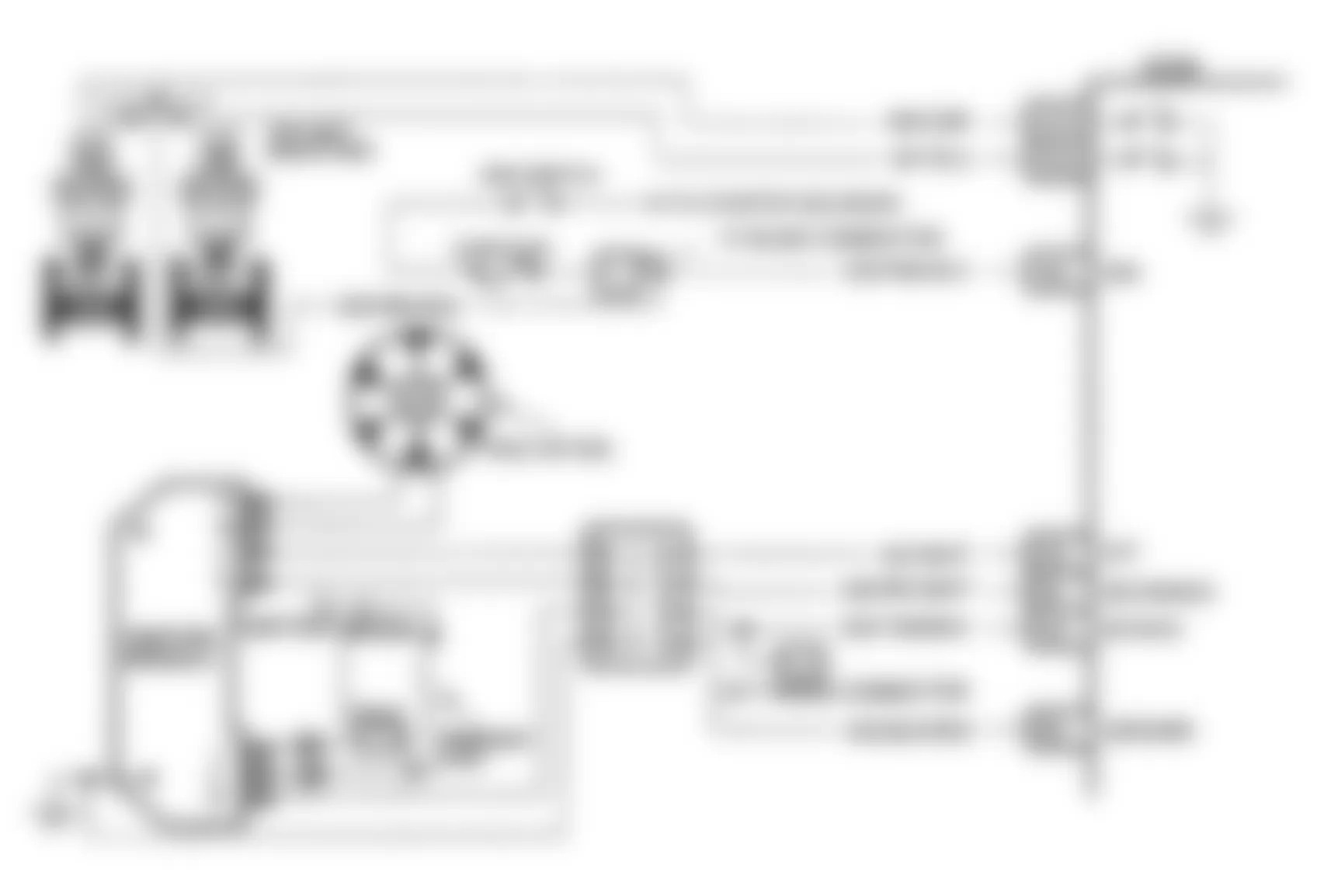 Chevrolet S10 Blazer 1993 - Component Locations -  CODE 42, Schematic, Elec. Spark Timing (3.1L)