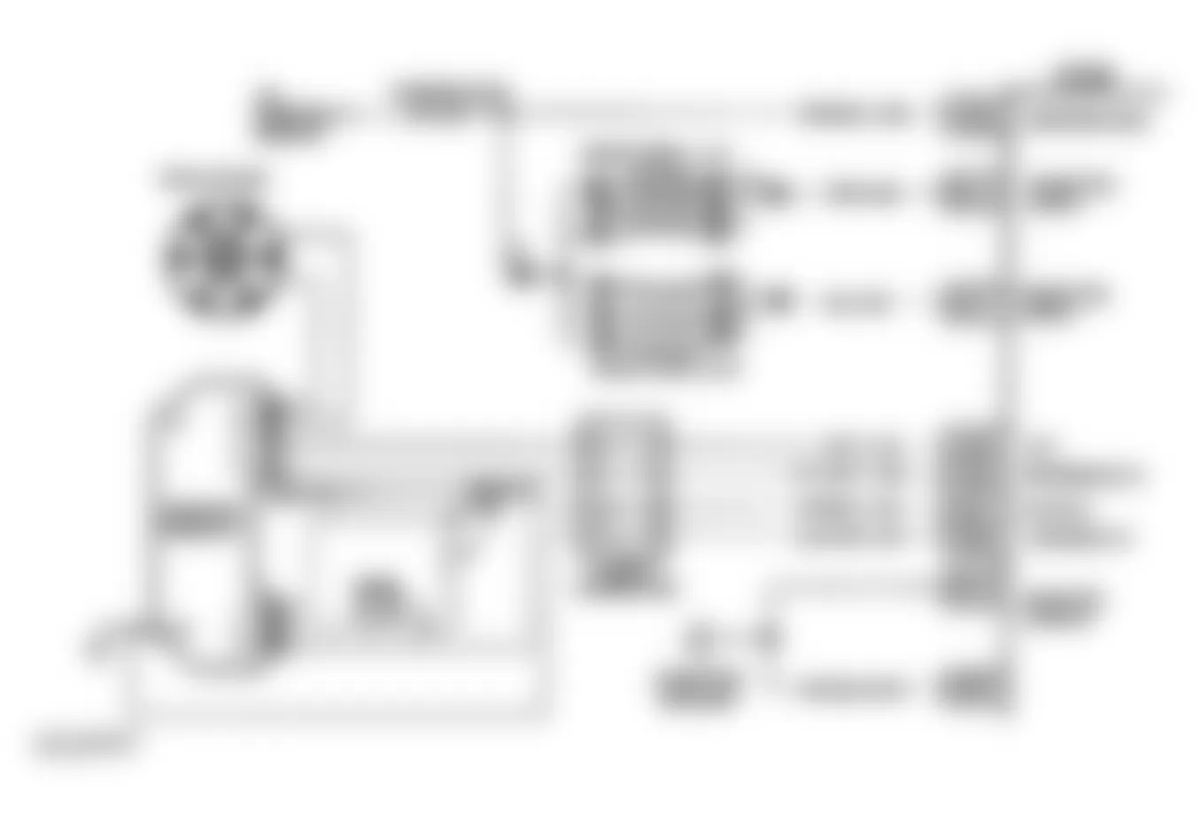 Chevrolet S10 Blazer 1993 - Component Locations -  CODE 42, Schematic, Elec. Spark Timing (4.3L Turbo)