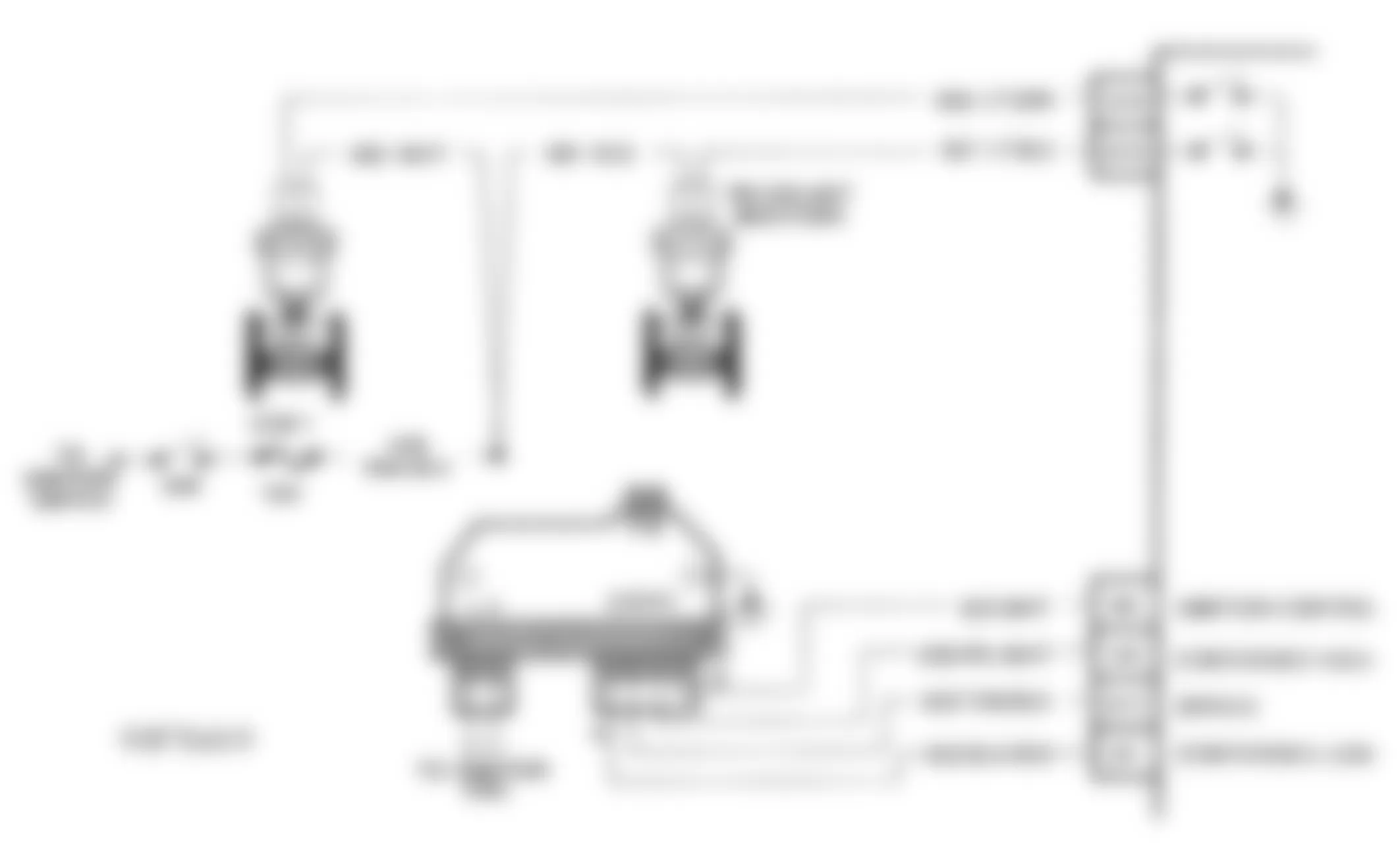 Chevrolet S10 Blazer 1993 - Component Locations -  CODE 42, Schematic, Elec. Spark Timing (4.3L S & T Series P/U W/ M/T)