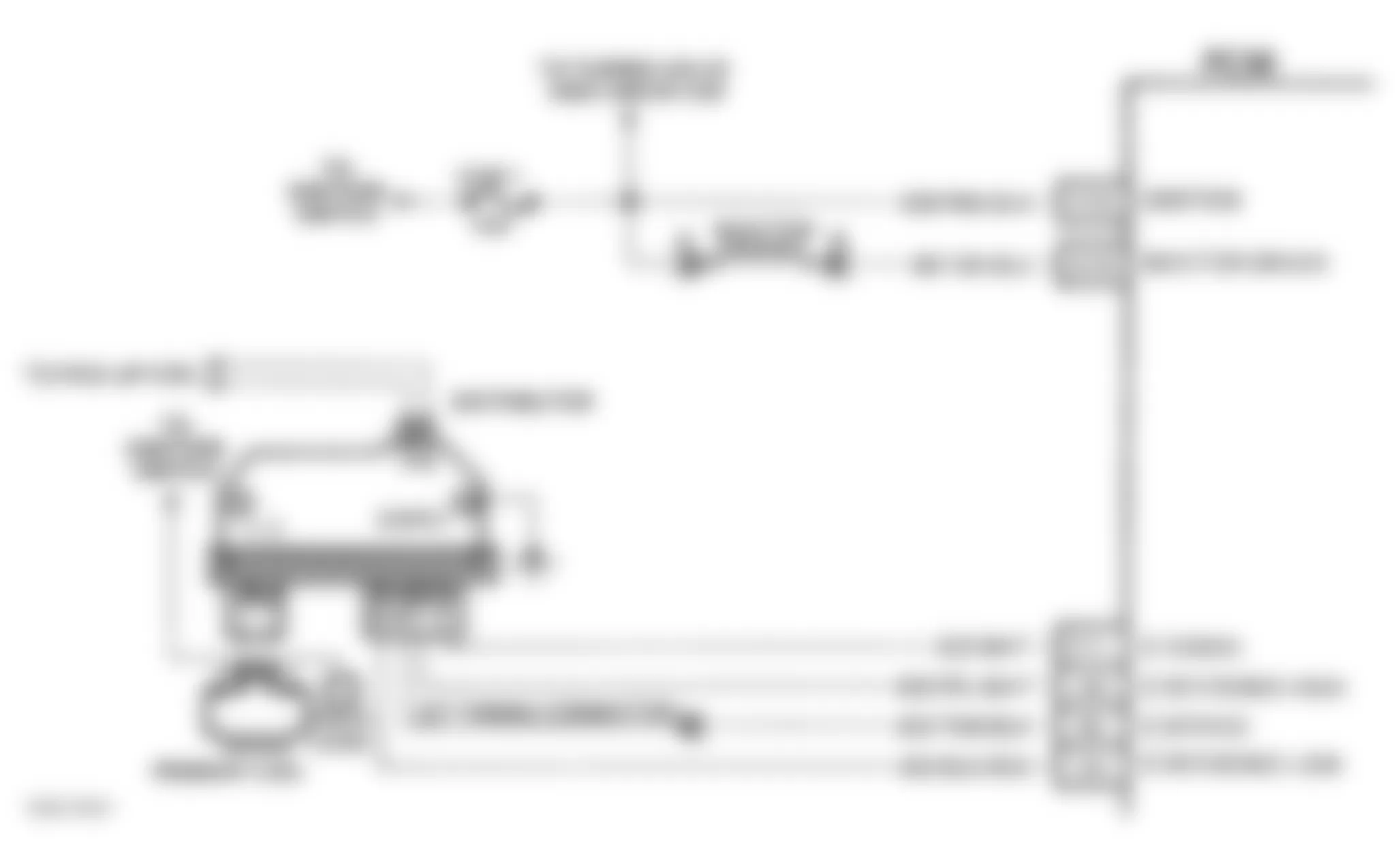 Chevrolet S10 Blazer 1993 - Component Locations -  CODE 42, Schematic, Elec. Spark Timing (W/ 4L60E Trans & CPI)