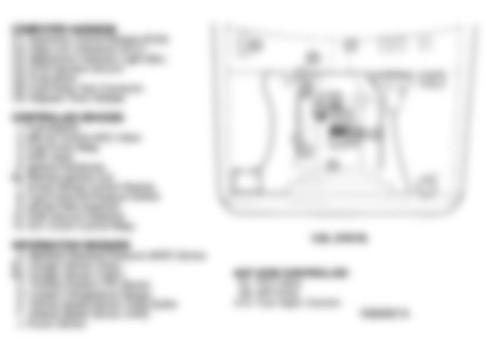 Chevrolet S10 Pickup 1993 - Component Locations -  Component Locations (2 Of 6)