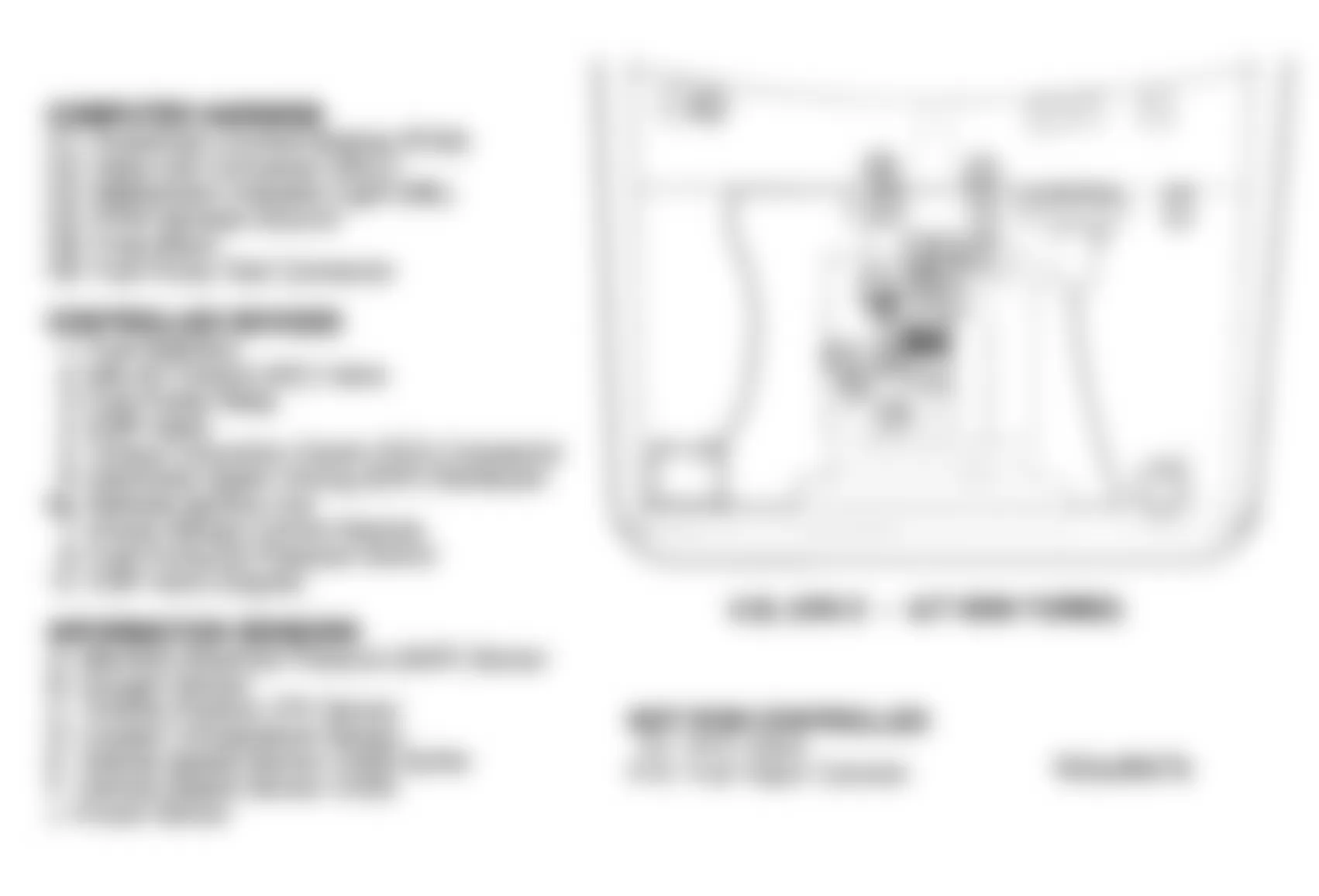 Chevrolet S10 Pickup 1993 - Component Locations -  Component Locations (5 Of 6)