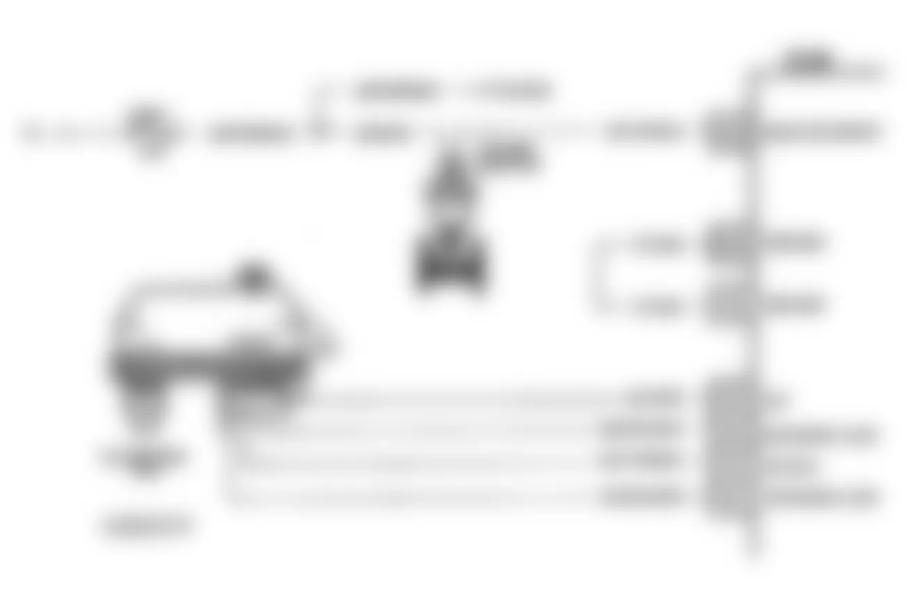 Chevrolet S10 Pickup 1993 - Component Locations -  CODE 42, Schematic, Electronic Spark Timing (2.5L)