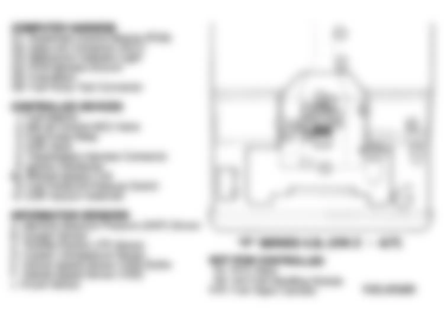 Chevrolet Sportvan G10 1993 - Component Locations -  Component Locations (3 Of 11)