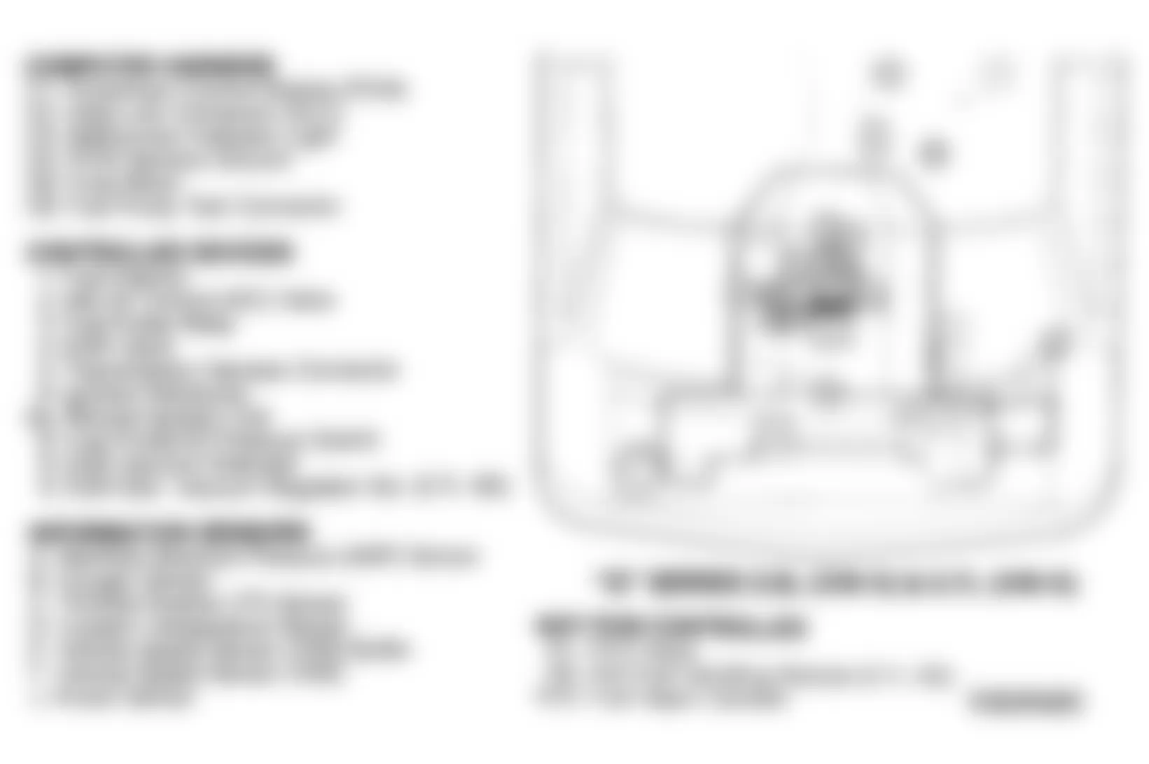 Chevrolet Sportvan G10 1993 - Component Locations -  Component Locations (5 Of 11)