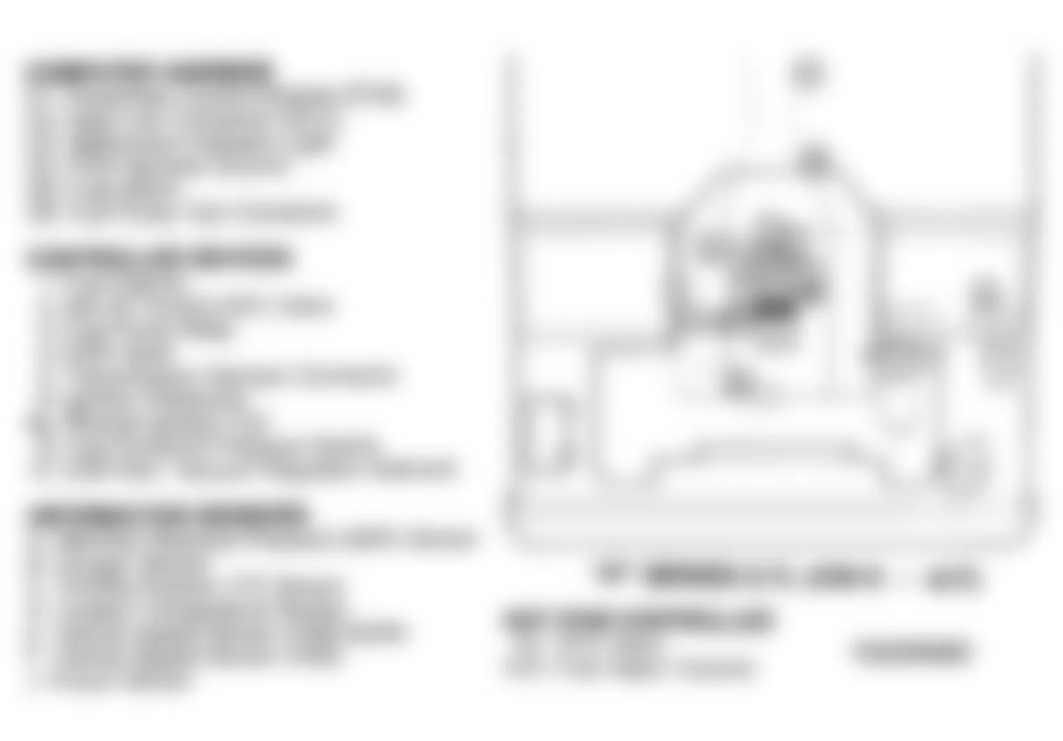 Chevrolet Sportvan G10 1993 - Component Locations -  Component Locations (6 Of 11)