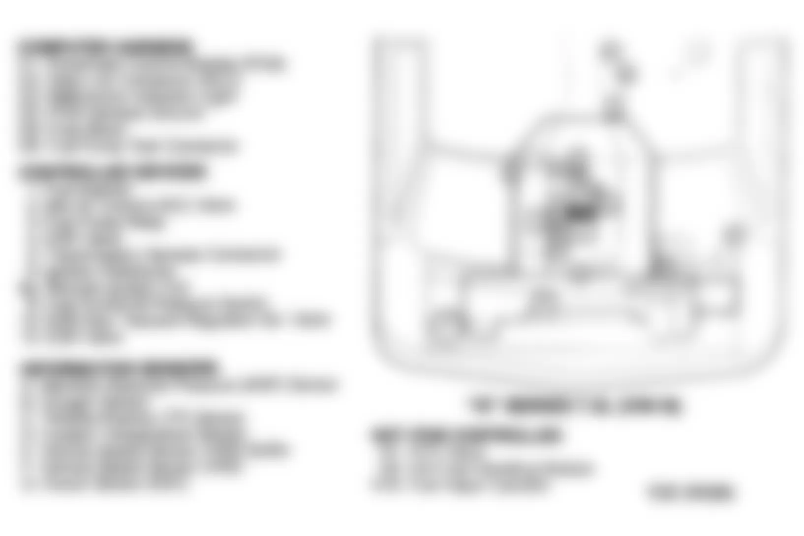 Chevrolet Sportvan G10 1993 - Component Locations -  Component Locations (9 Of 11)