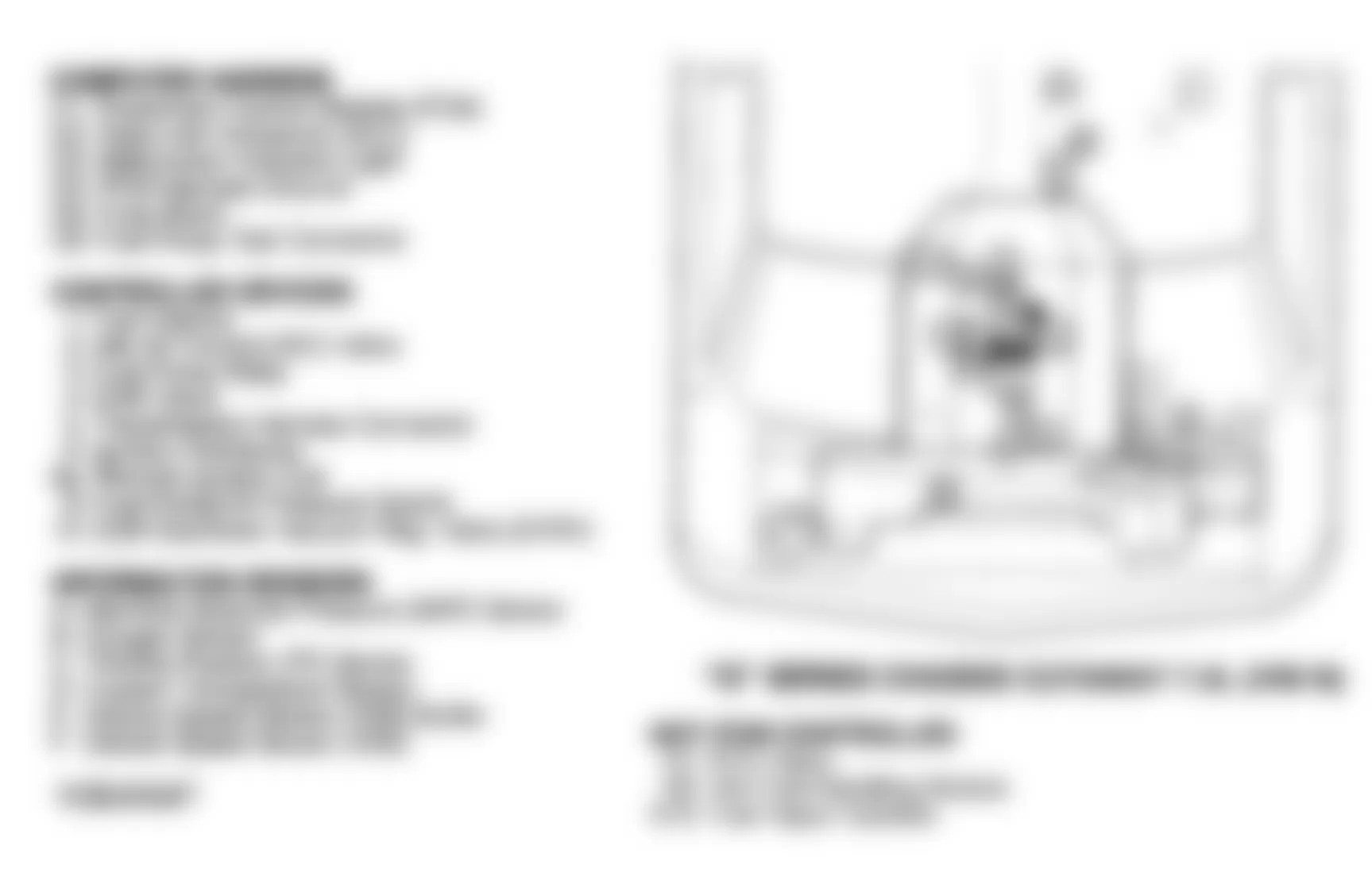 Chevrolet Sportvan G10 1993 - Component Locations -  Component Locations (10 Of 11)