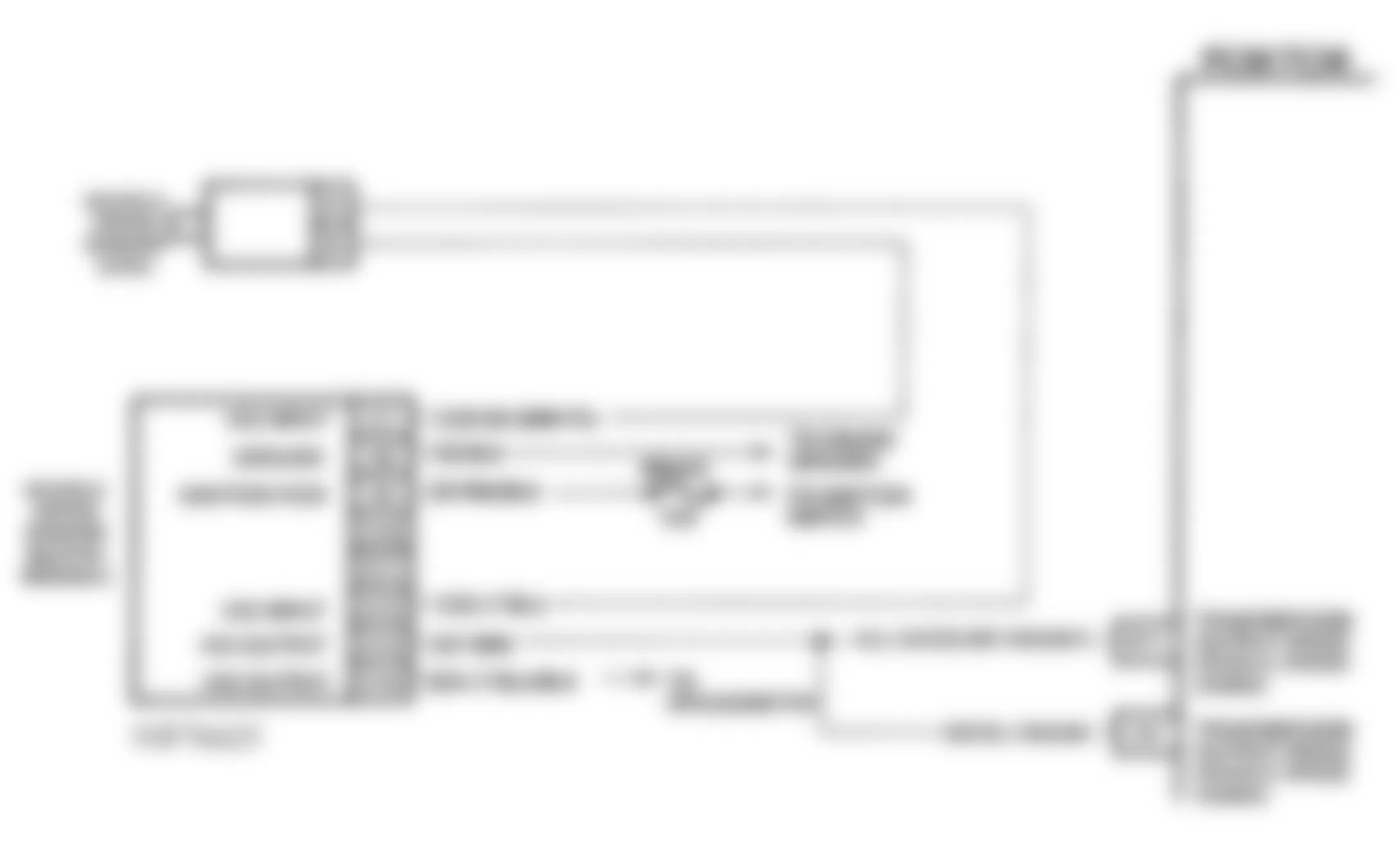 Chevrolet Sportvan G10 1993 - Component Locations -  DTC 24, Schematic, Vehicle Speed Signal Low (4L80E A/T)