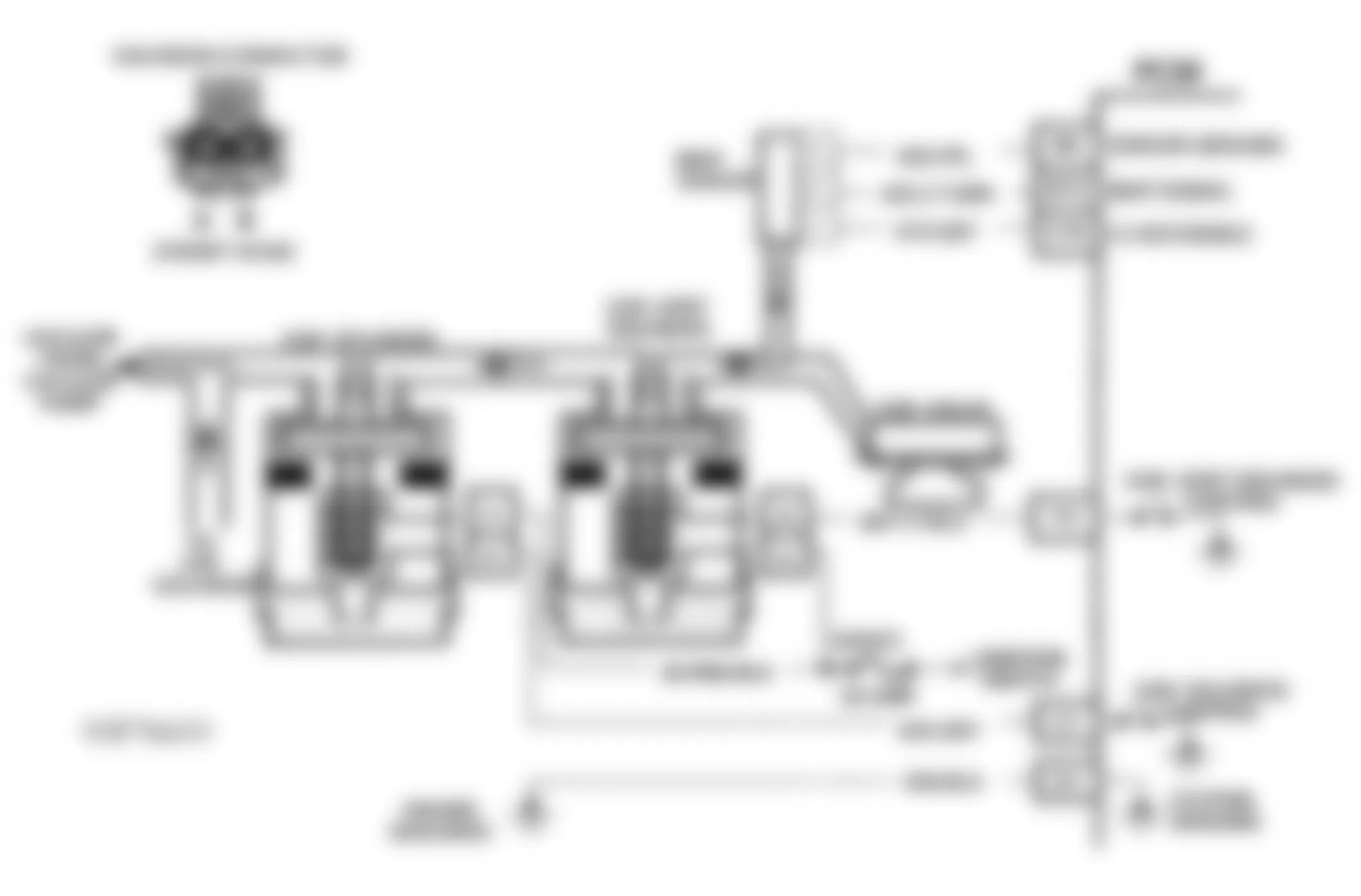 Chevrolet Sportvan G10 1993 - Component Locations -  DTC 31, Schematic, MAP Sensor Signal Voltage Lo(G Series A/T)