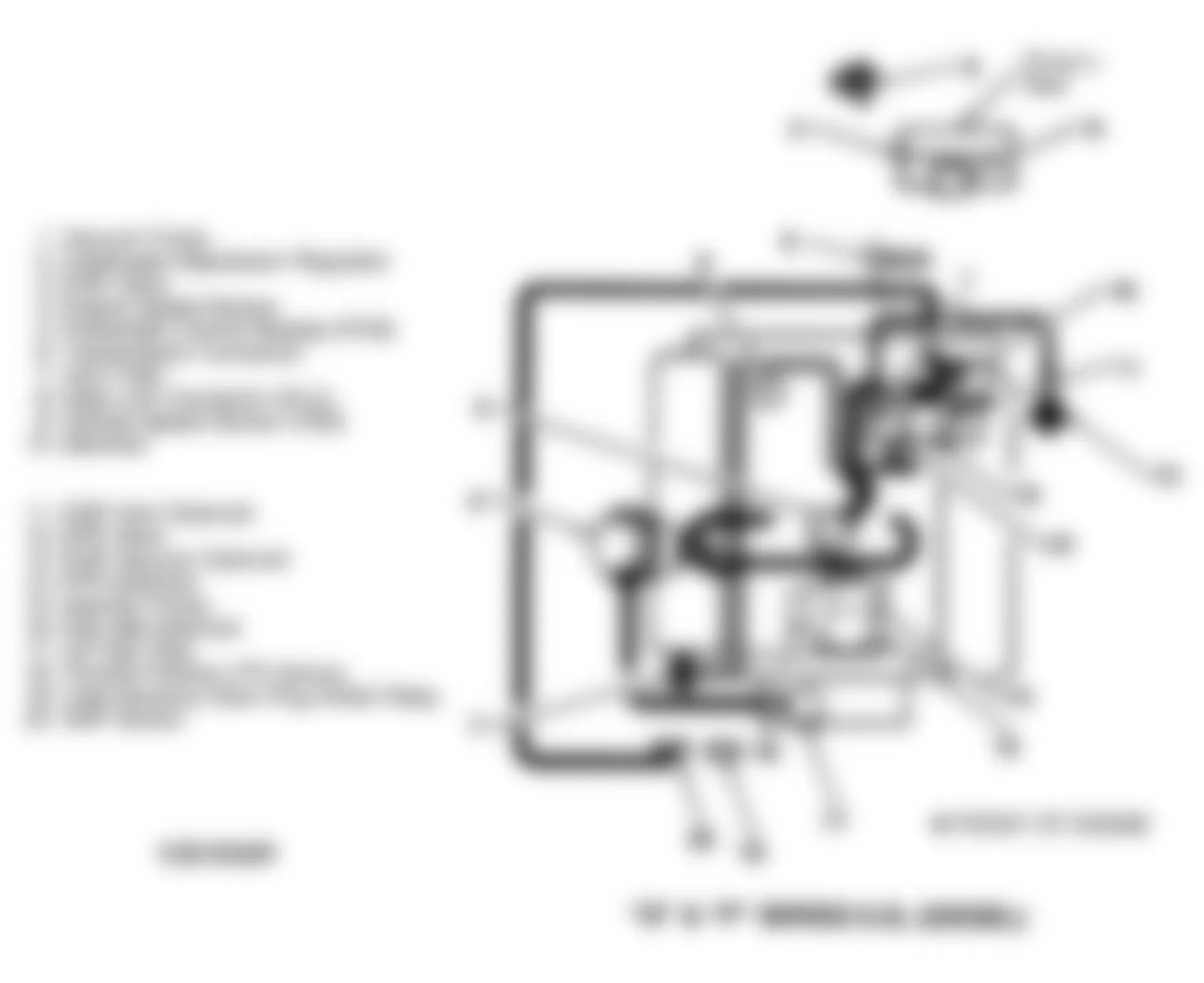 Chevrolet Sportvan G20 1993 - Component Locations -  Component Locations (11 Of 11)