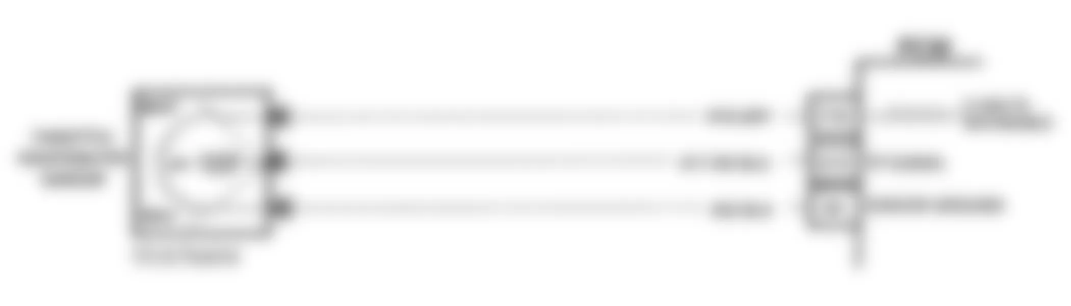 Chevrolet Suburban K2500 1993 - Component Locations -  DTC 22, Schematic, TPS Signal Voltage Low (A/T)
