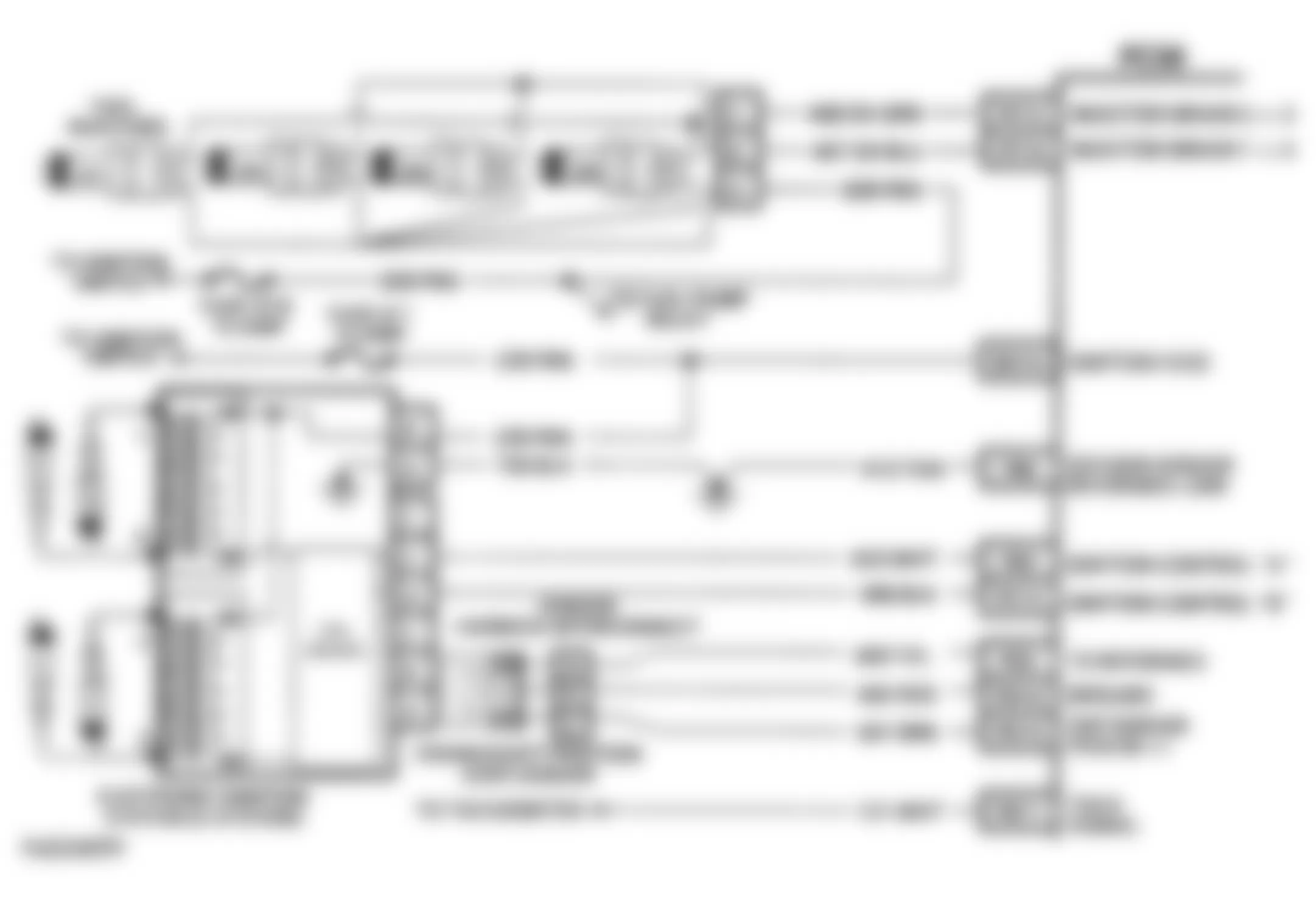 Chevrolet Beretta 1994 - Component Locations -  Code 19 Schematic (2.2L) Intermittent 7X Signal