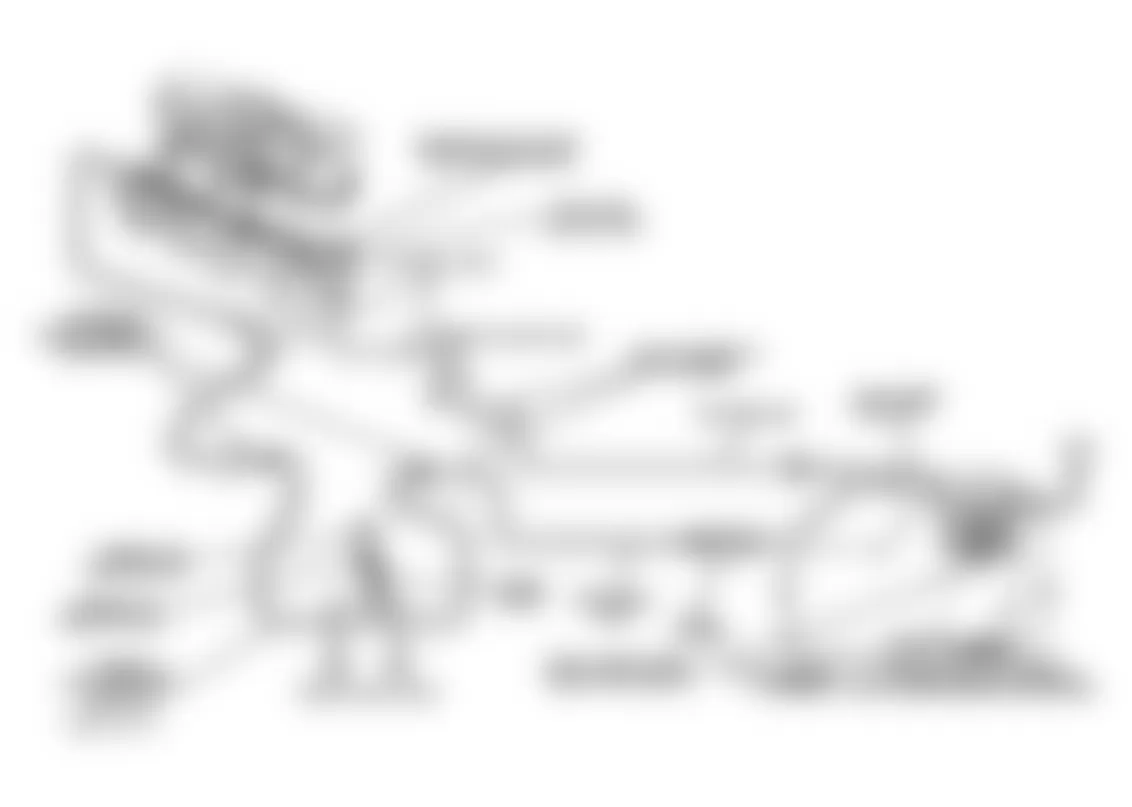 Chevrolet Beretta 1994 - Component Locations -  Code 55 Schematic (2.2L) Fuel Lean Monitor