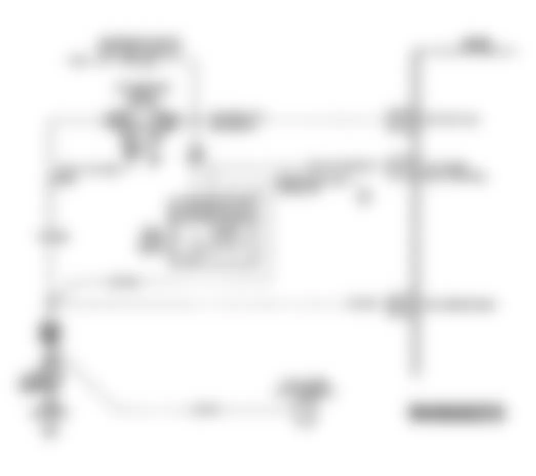 Chevrolet Blazer K1500 1994 - Component Locations -  Code 54 Schematic (P Series A/T) Fuel Pump Circuit