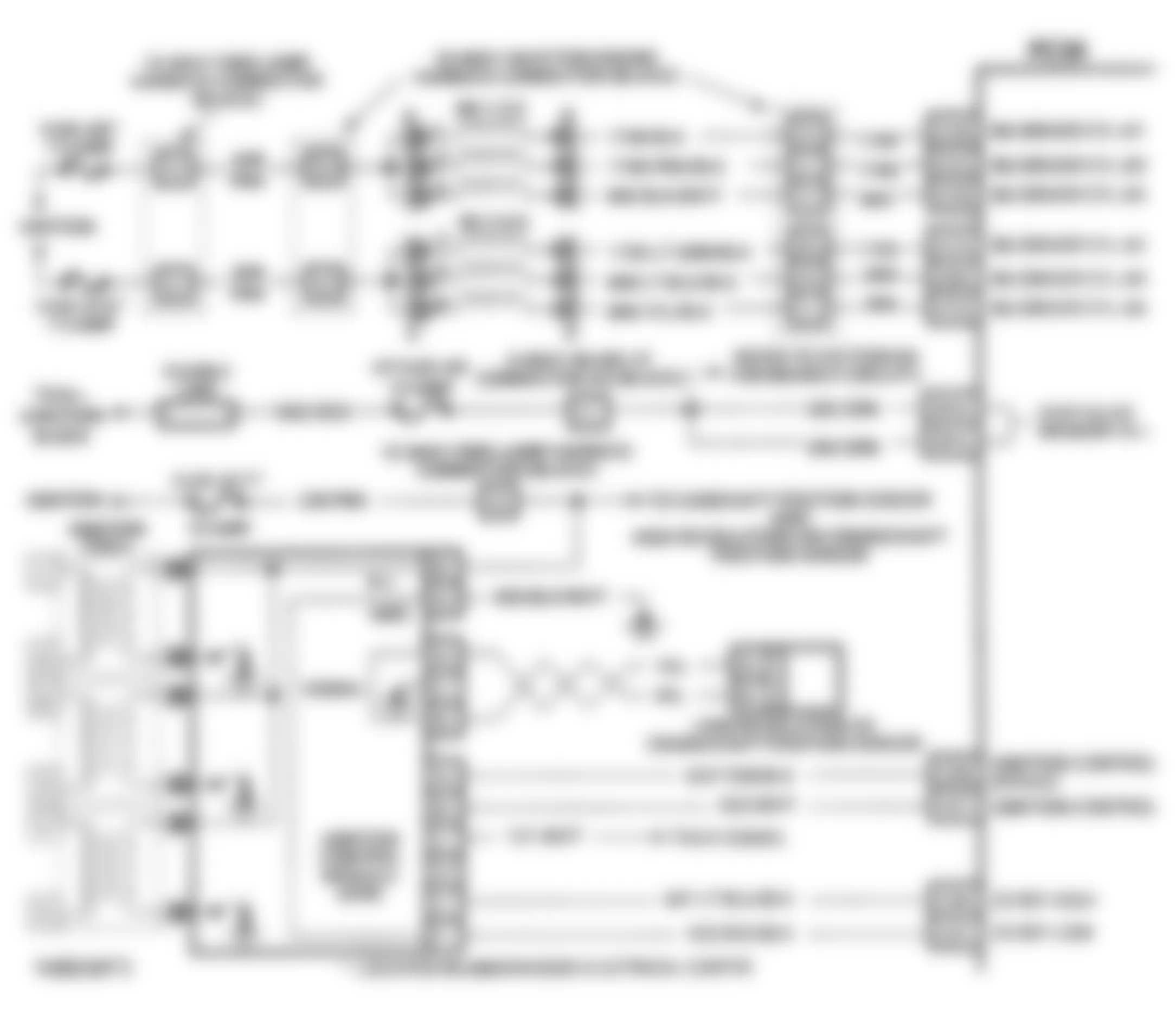 Chevrolet Camaro 1994 - Component Locations -  Code 82 Schematic (3.4L) 3X Signal Error