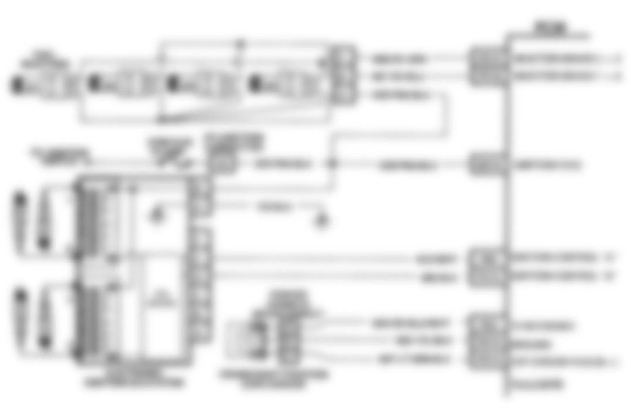 Chevrolet Cavalier RS 1994 - Component Locations -  Code 19 Schematic (Cavalier) Intermittent 7X Signal