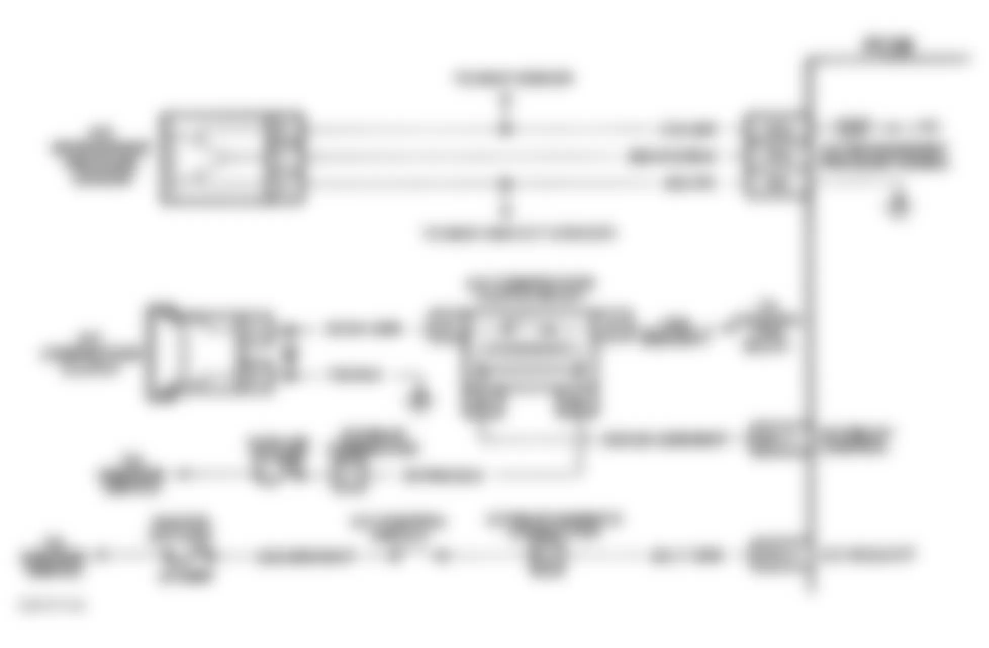 Chevrolet Cavalier RS 1994 - Component Locations -  Code 66 Schematic (Cavalier) A/C Pressure Sensor