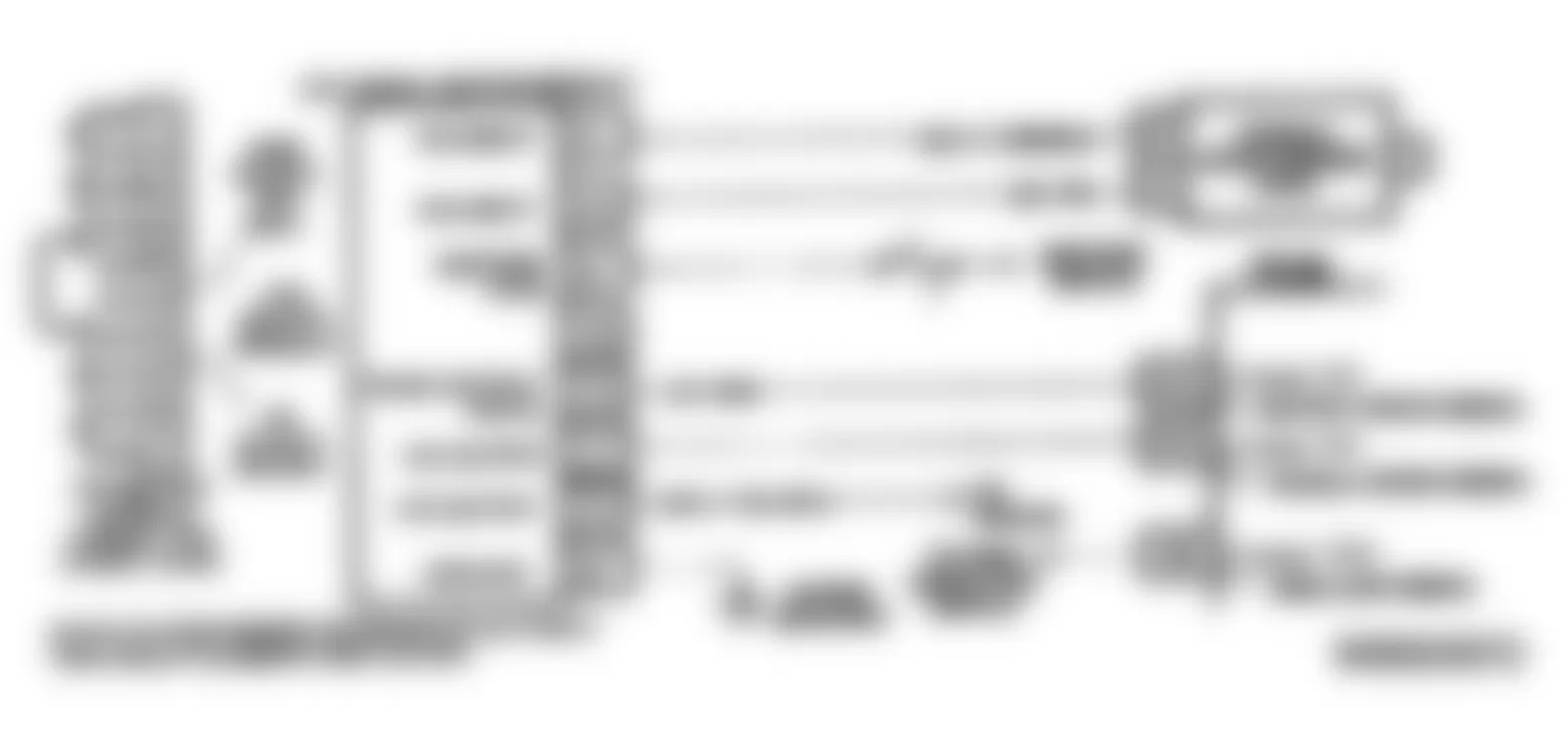 Chevrolet Chevy Van G20 1994 - Component Locations -  Code 24, Schematic (P Series M/T) Vehicle Speed Sensor