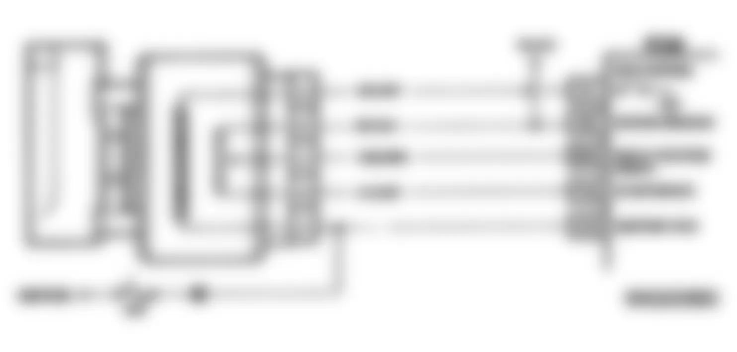 Chevrolet Chevy Van G20 1994 - Component Locations -  Code 32 Schematic (P Series Except 7.4L & S & T Series 4.3L W/ Calif. Emissions) EGR Circuit Error With Linear EGR