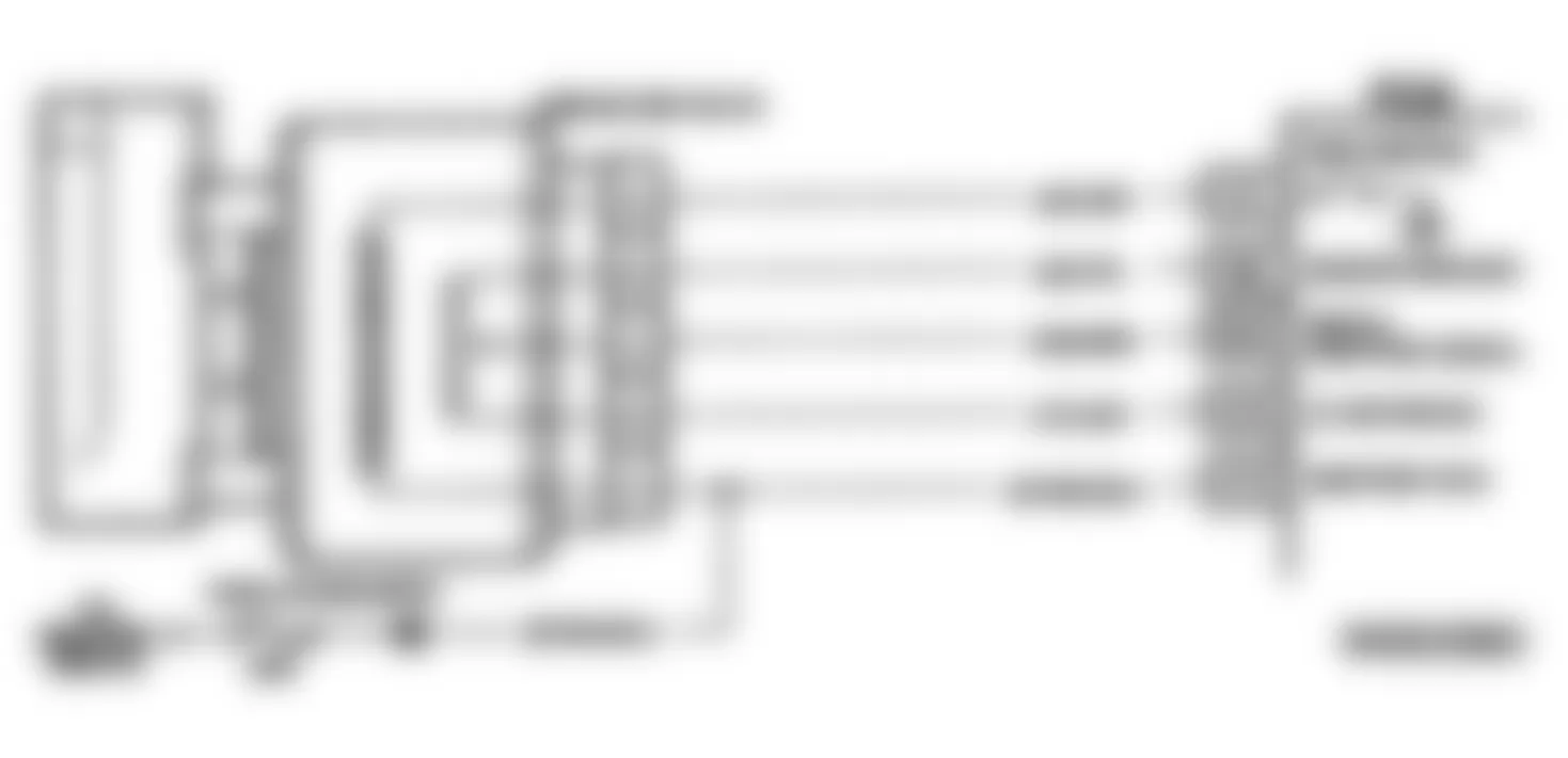 Chevrolet Chevy Van G20 1994 - Component Locations -  Code 32 Schematic (L & M Series & S & T Series Pickup 4.3L (VIN W) Exc. W/ Calif. Emissions) EGR Circuit Error With Linear EGR