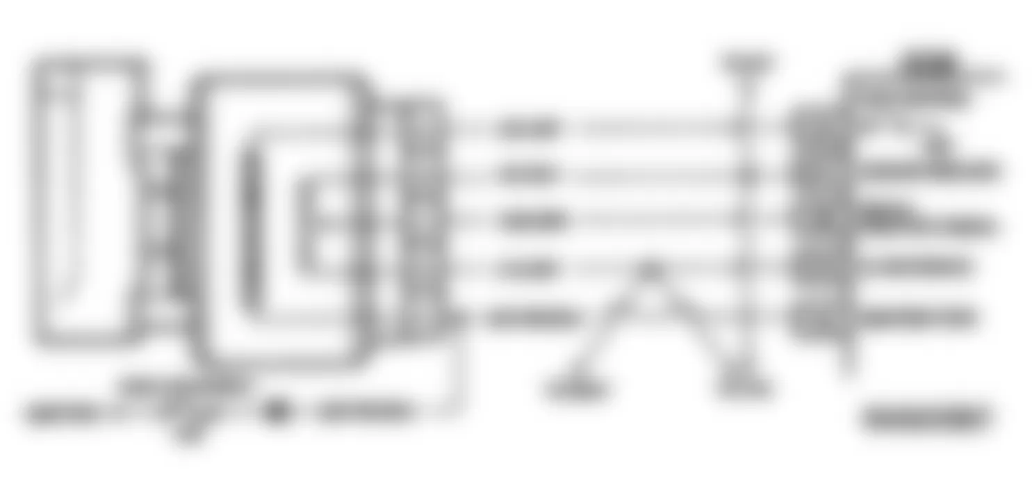 Chevrolet Chevy Van G20 1994 - Component Locations -  Code 32 Schematic (S & T Series 4.3L (VIN Z) Exc. Calif. Emissions) EGR Circuit Error With Linear EGR