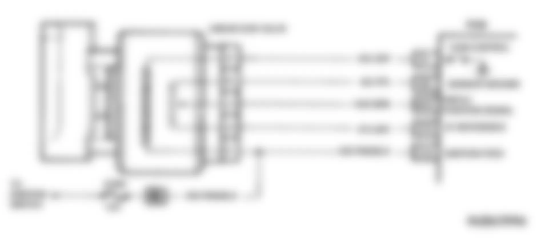 Chevrolet Chevy Van G20 1994 - Component Locations -  Code 32 Schematic (P Series 4.3L) EGR Ckt. Error Using Manifold Vac., 2-Terminal Sol. & Back Press. EGR