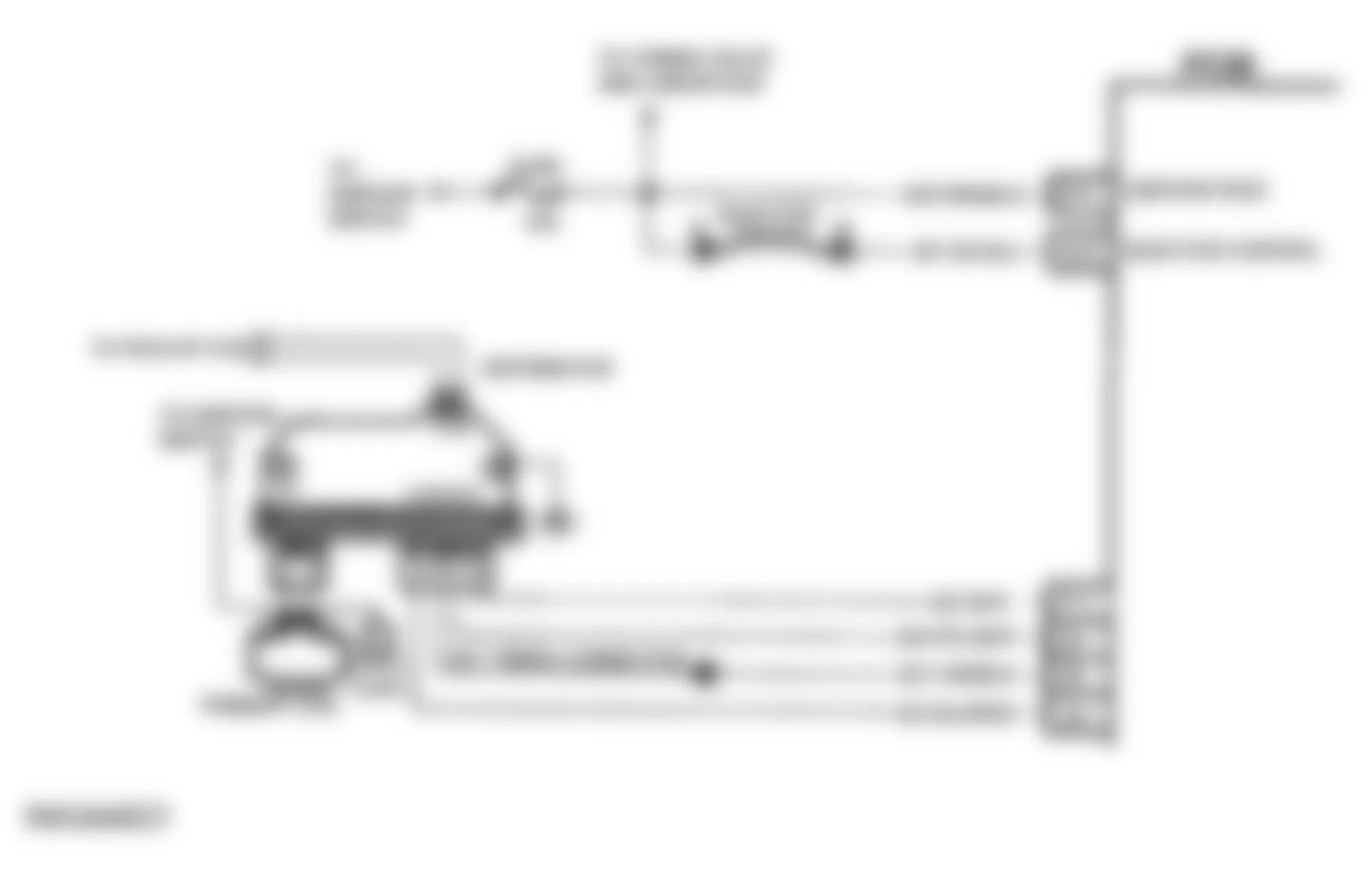 Chevrolet Chevy Van G20 1994 - Component Locations -  Code 42 Schematic (L & M Series 4.3L VIN W) Ignition Control